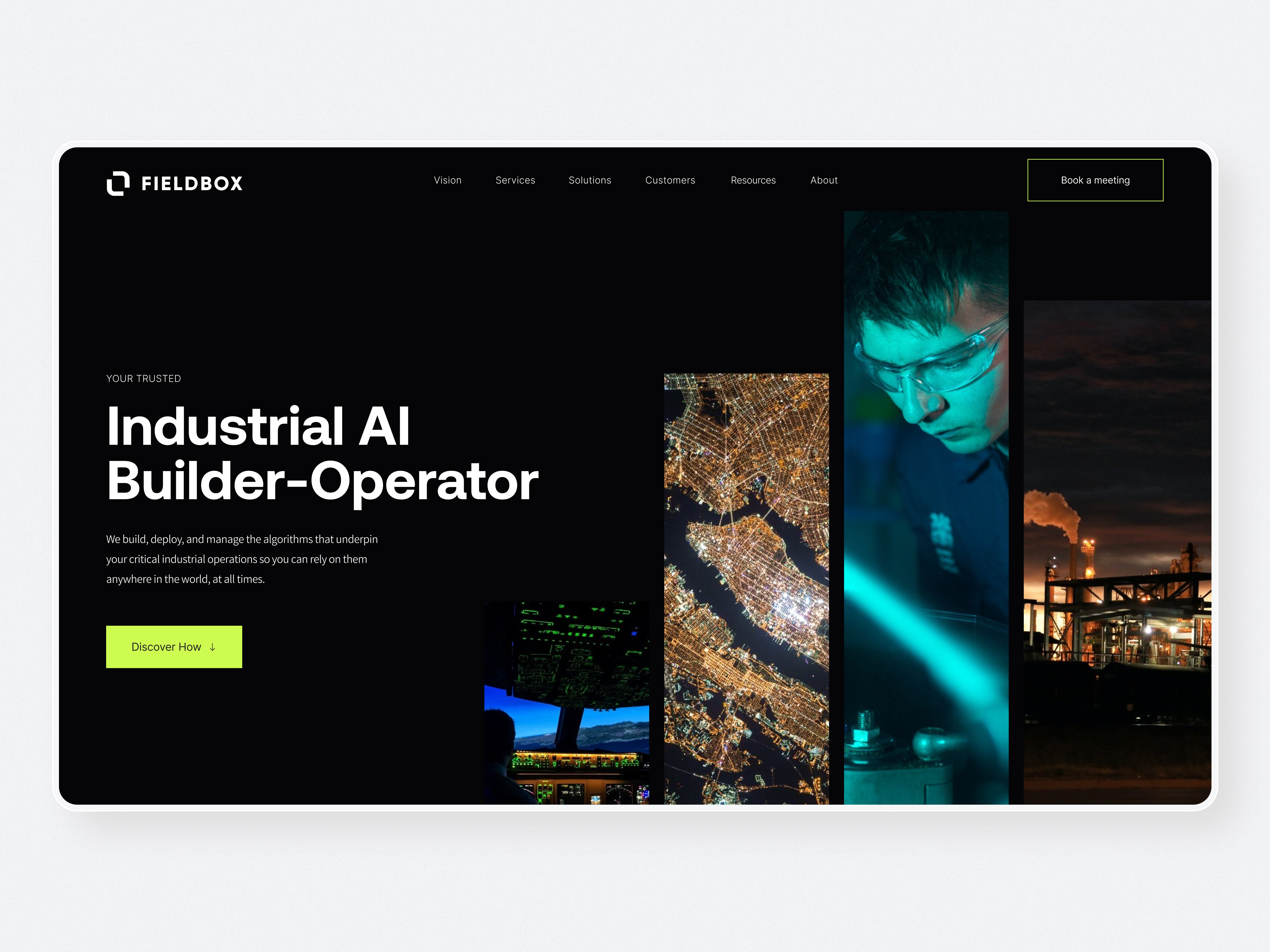 Fieldbox Branding Web page