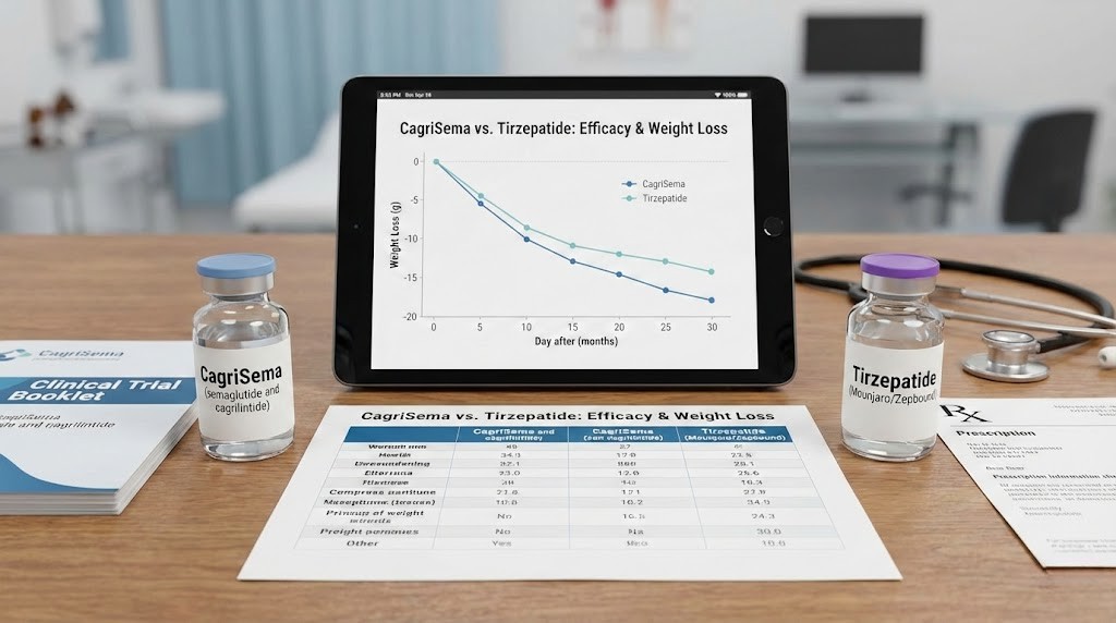 CagriSema vs tirzepatide