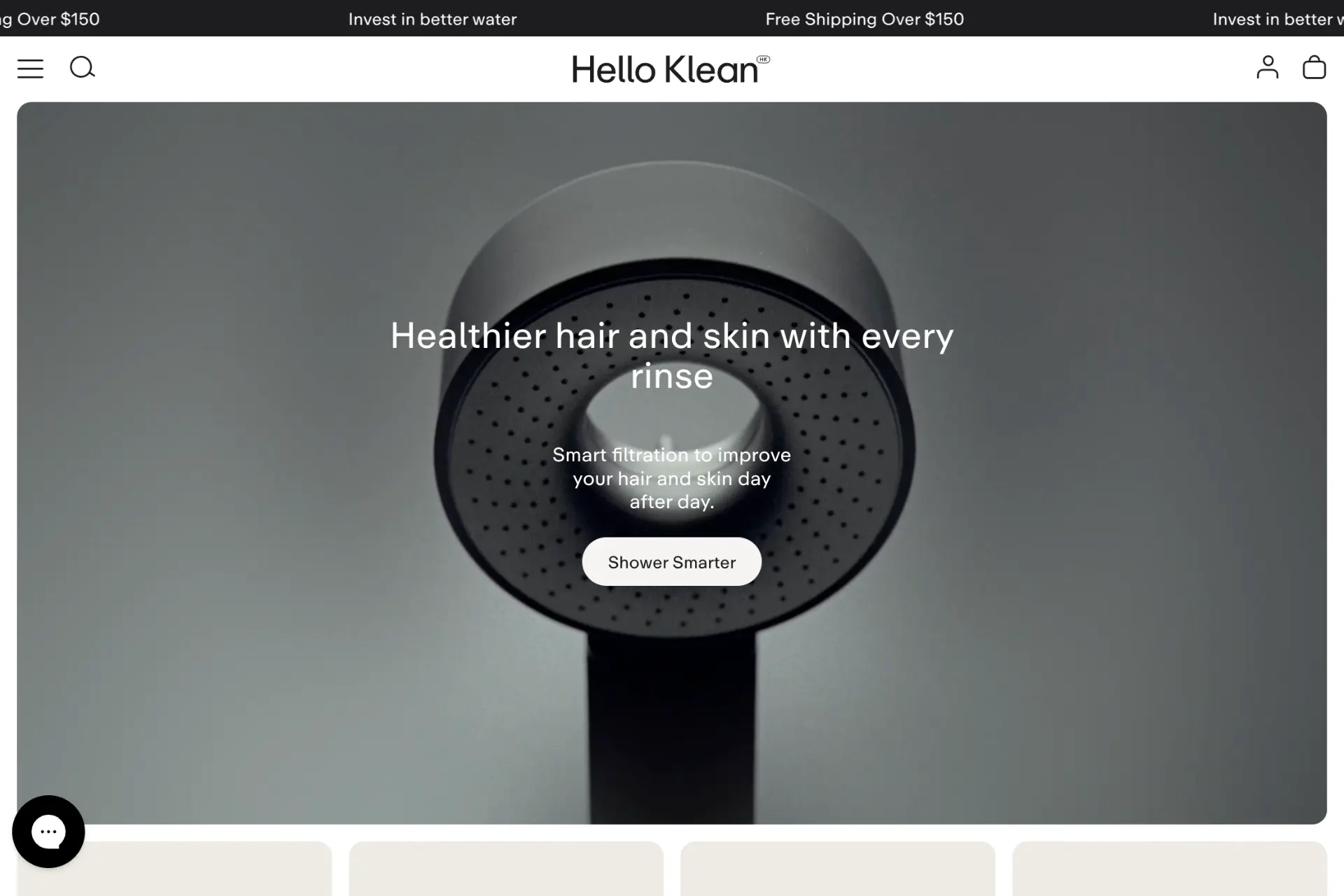Screenshot of Hello Klean website