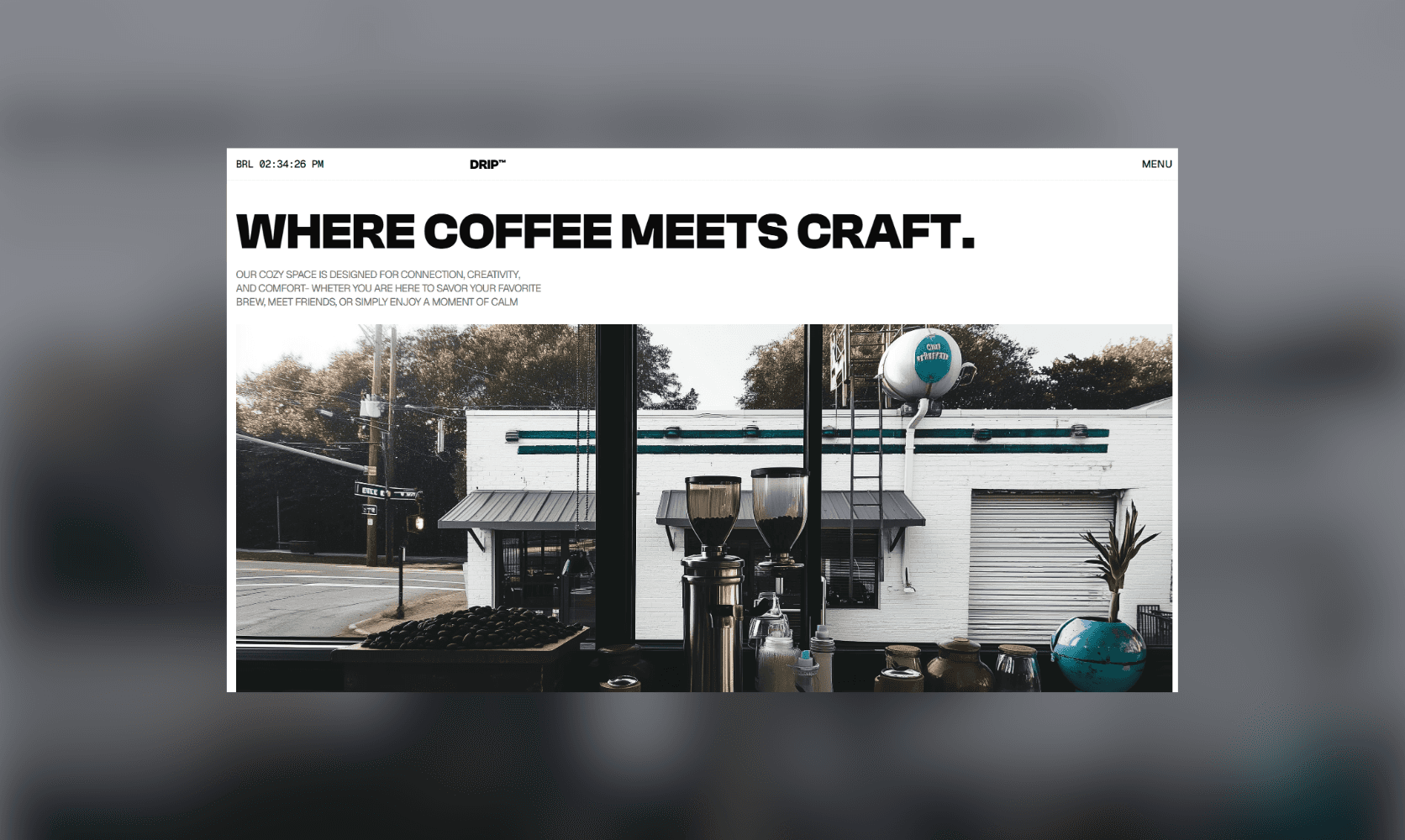 Coffee Shop Mockup