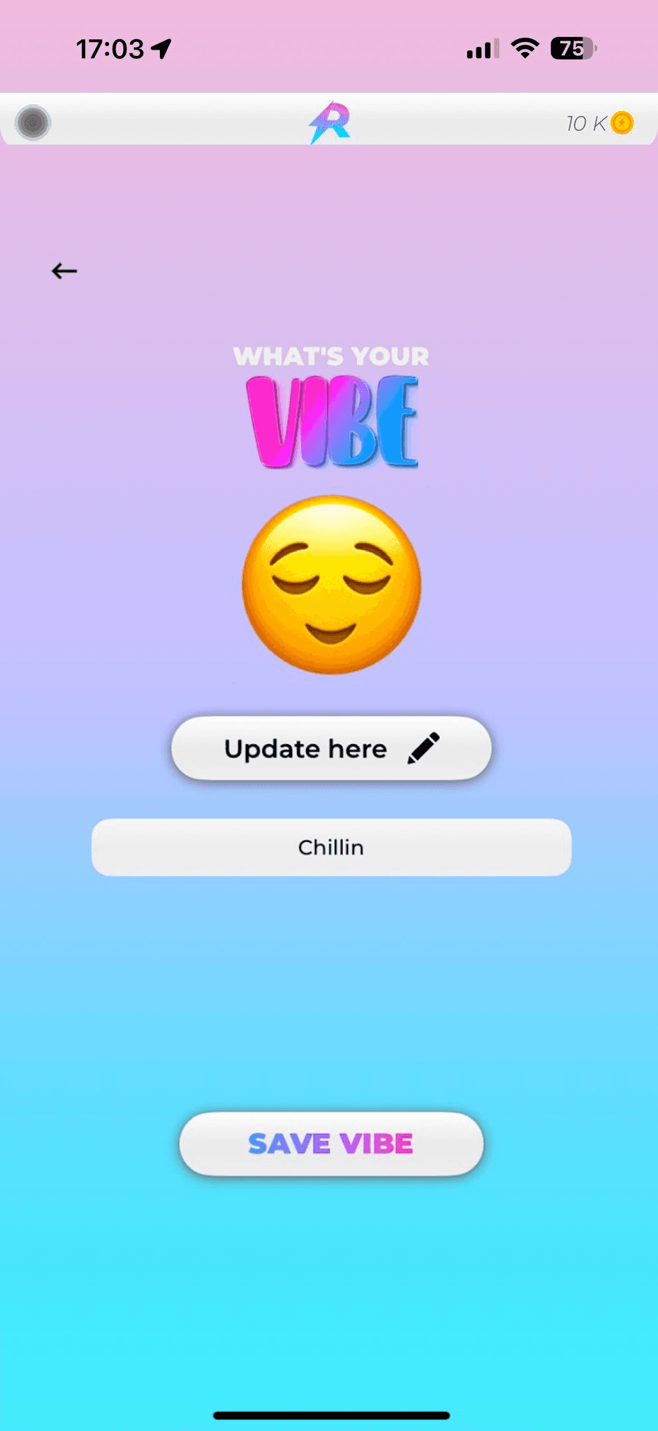 App screenshot