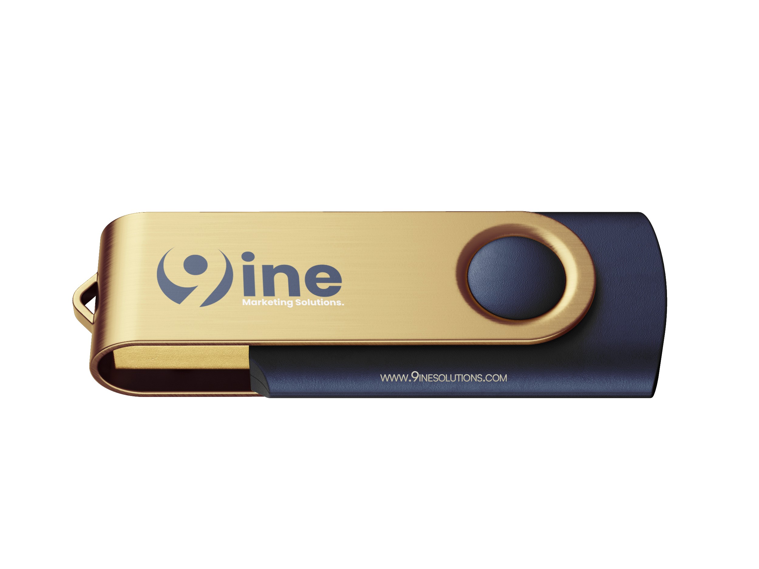 Customizable Flash Drive Mockup