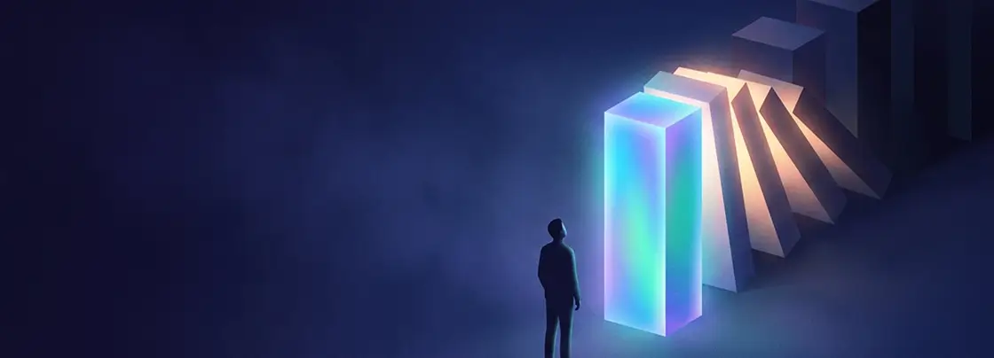Intelligent business automation concept