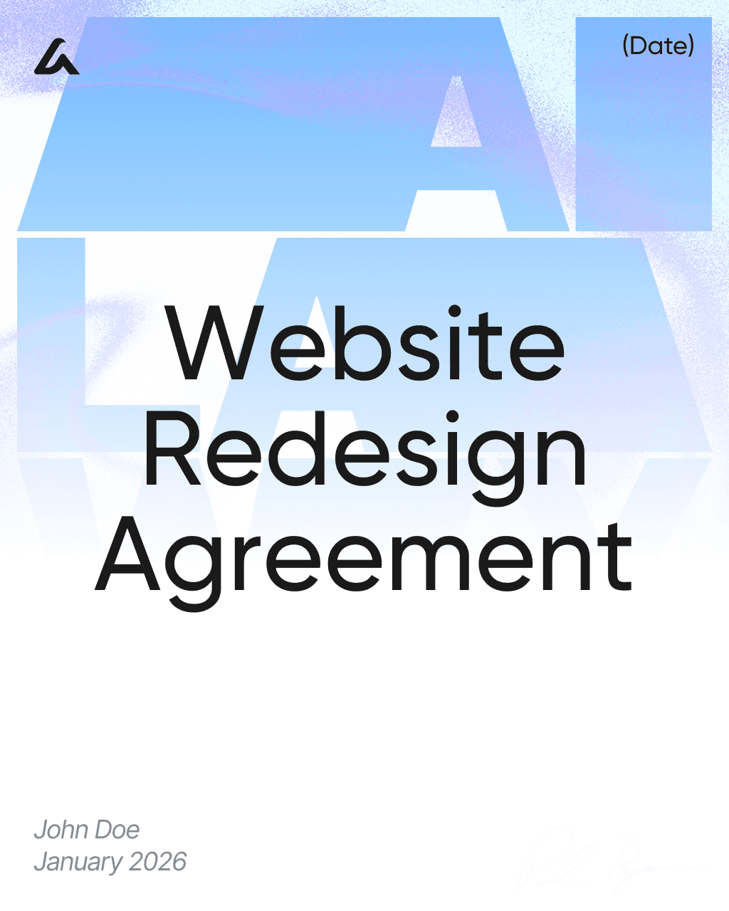 Website Redesign Agreement