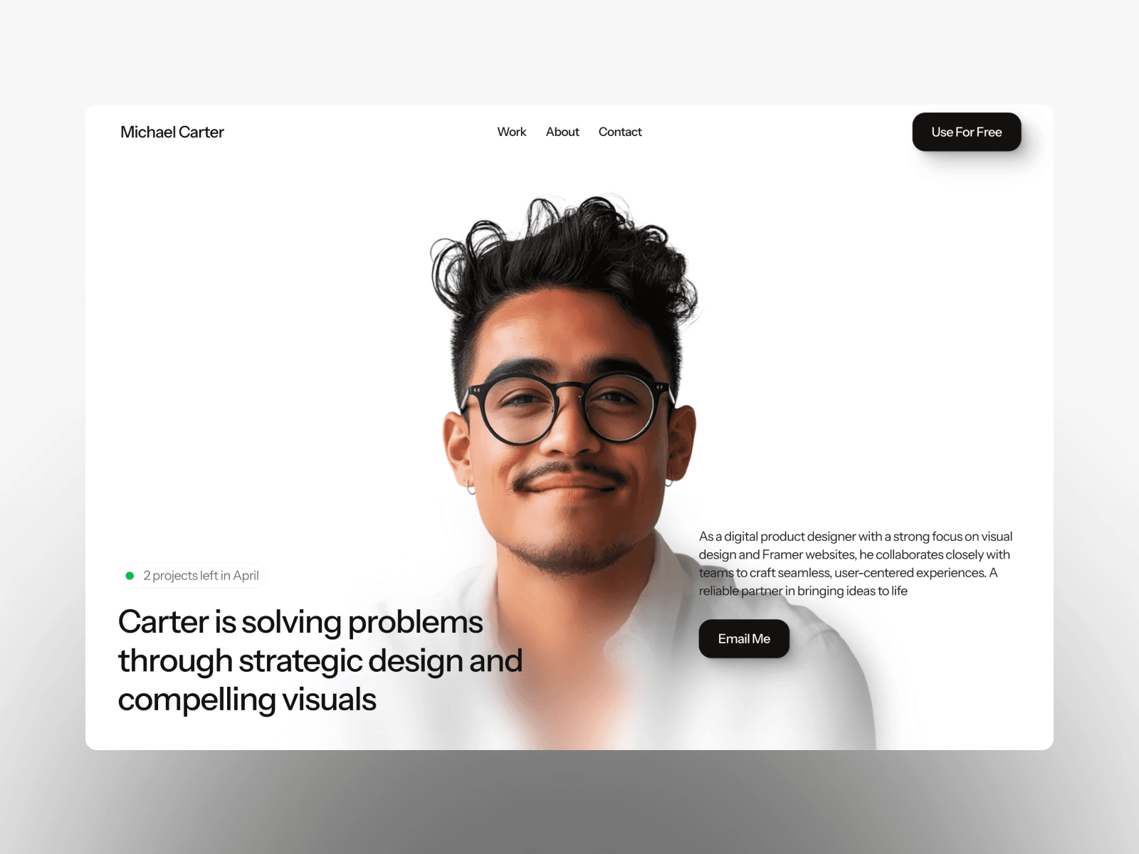 Luzia - Personal Branding Framer Template