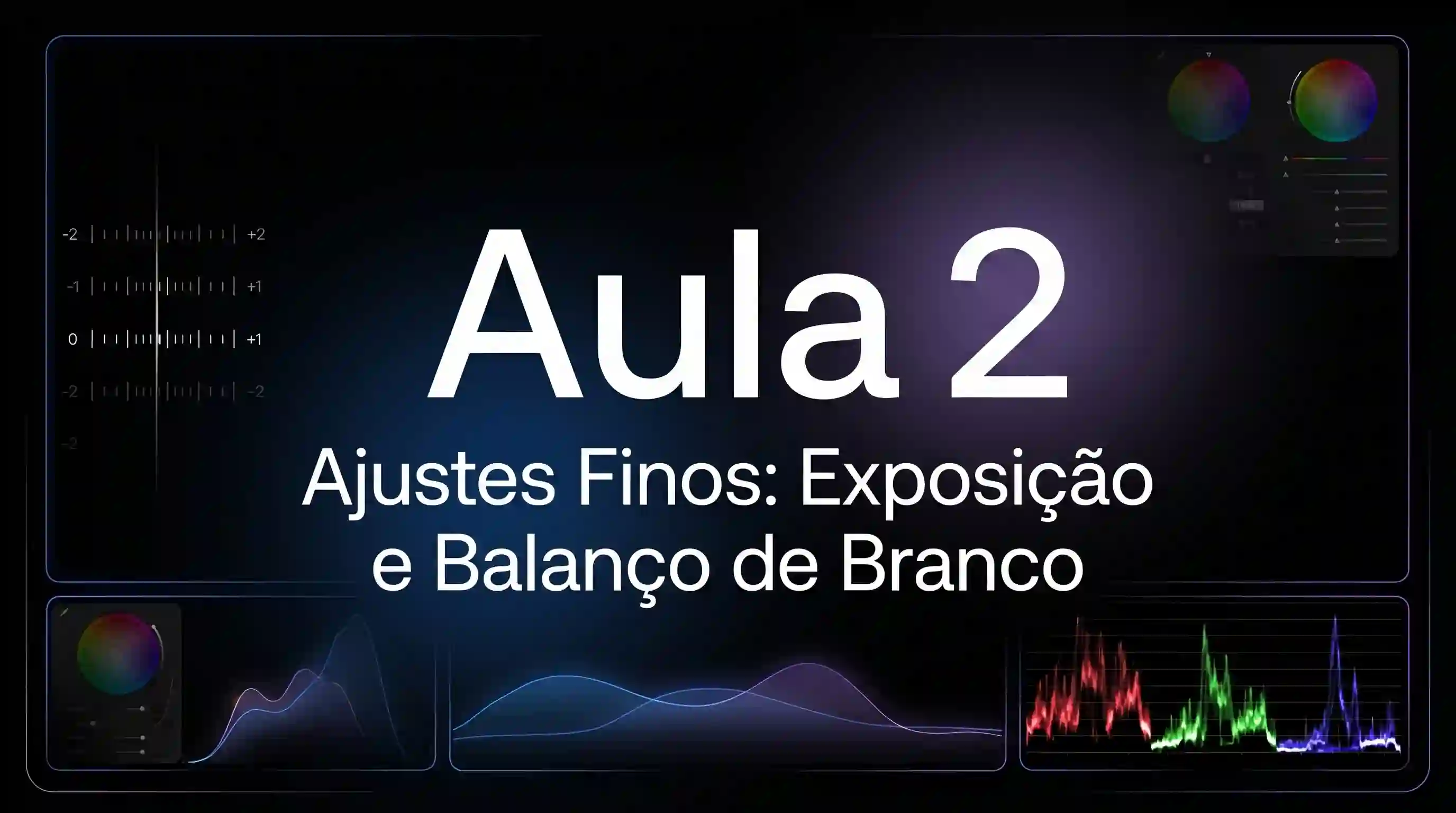 Ajustes Finos: Exposição e Balanço de Branco