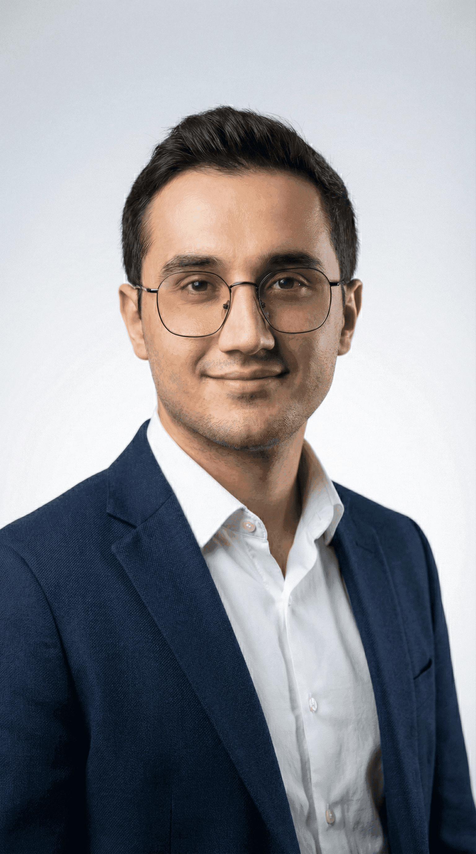 Portrait of portfolio creator