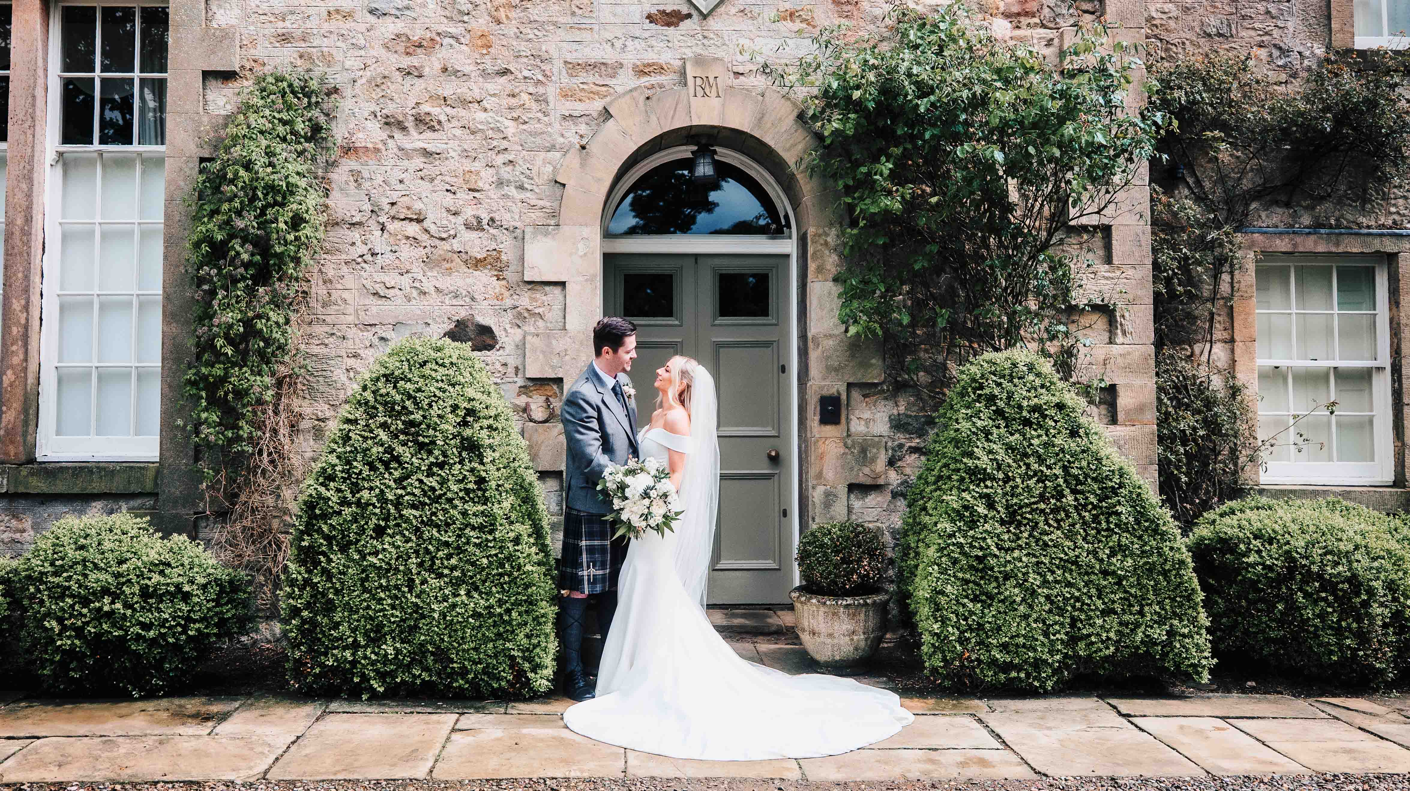 Bride and Groom together - Cinematic Wedding Video Edinburgh