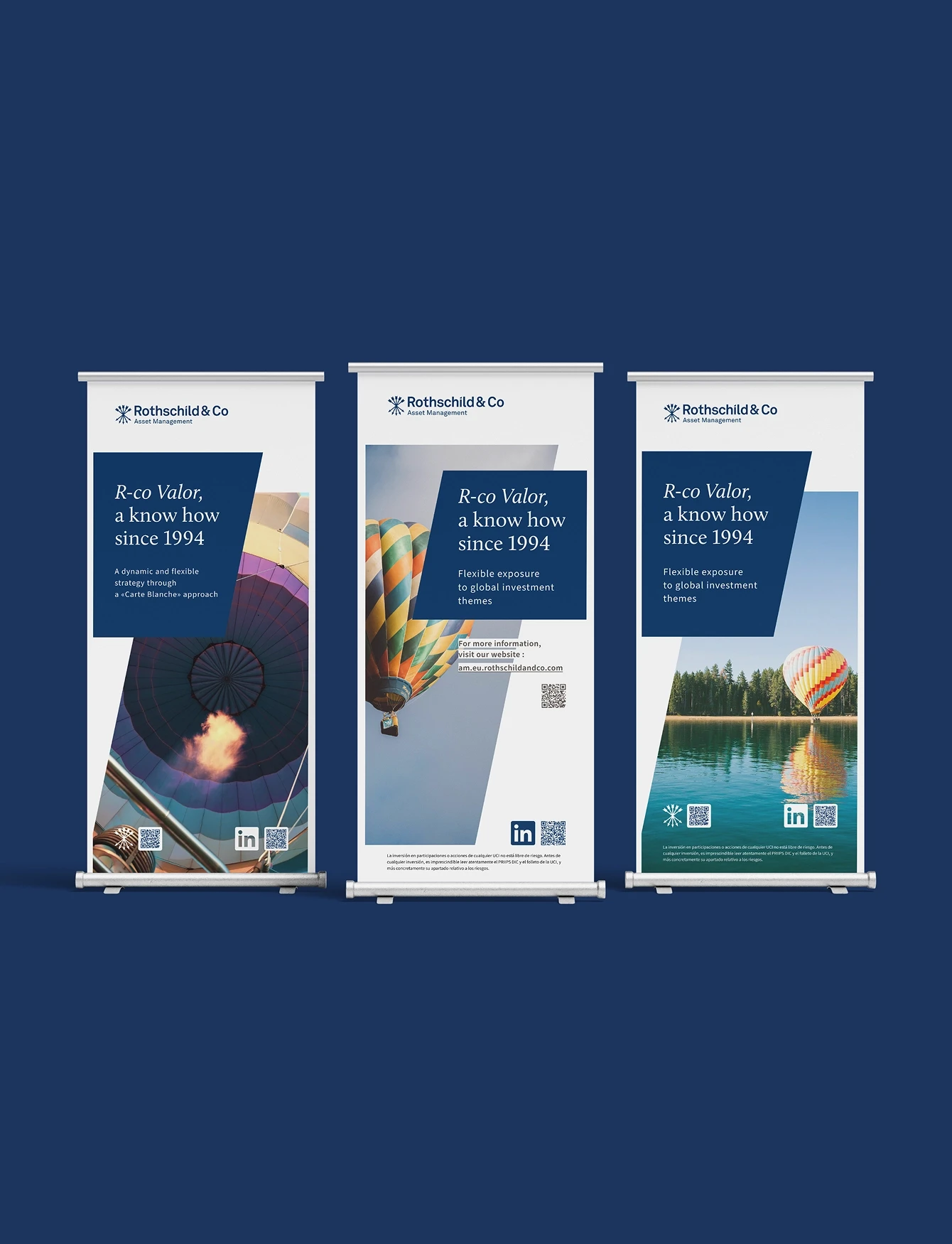 Kakemono pour Rothschild & Co Asset Management