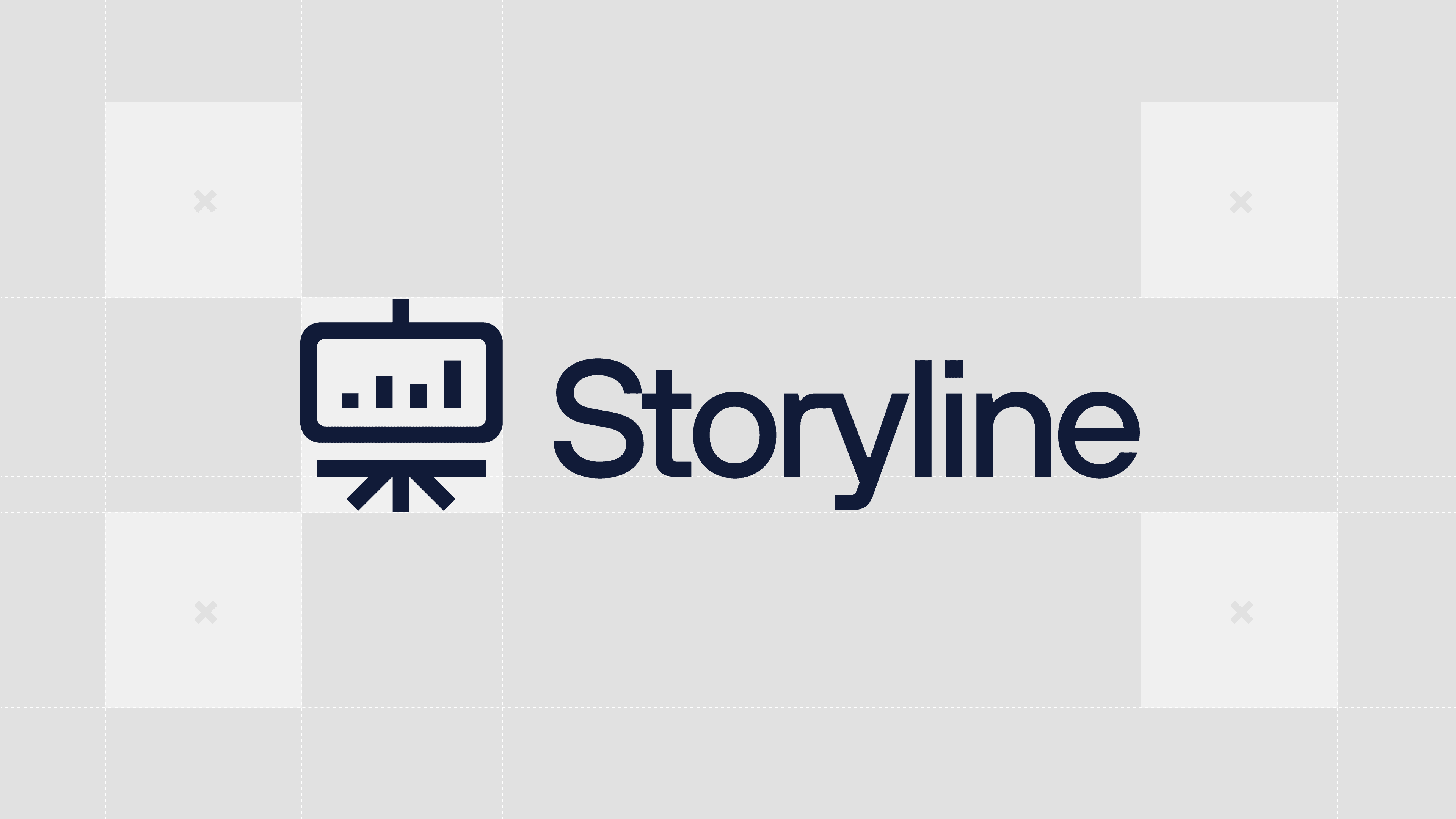 Storyline visual identity safe area.