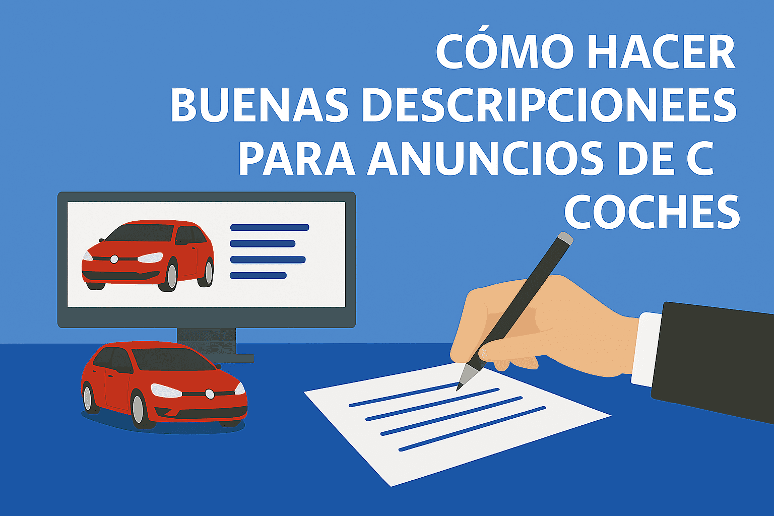 Cómo escribir anuncios de coches. Auto ads.