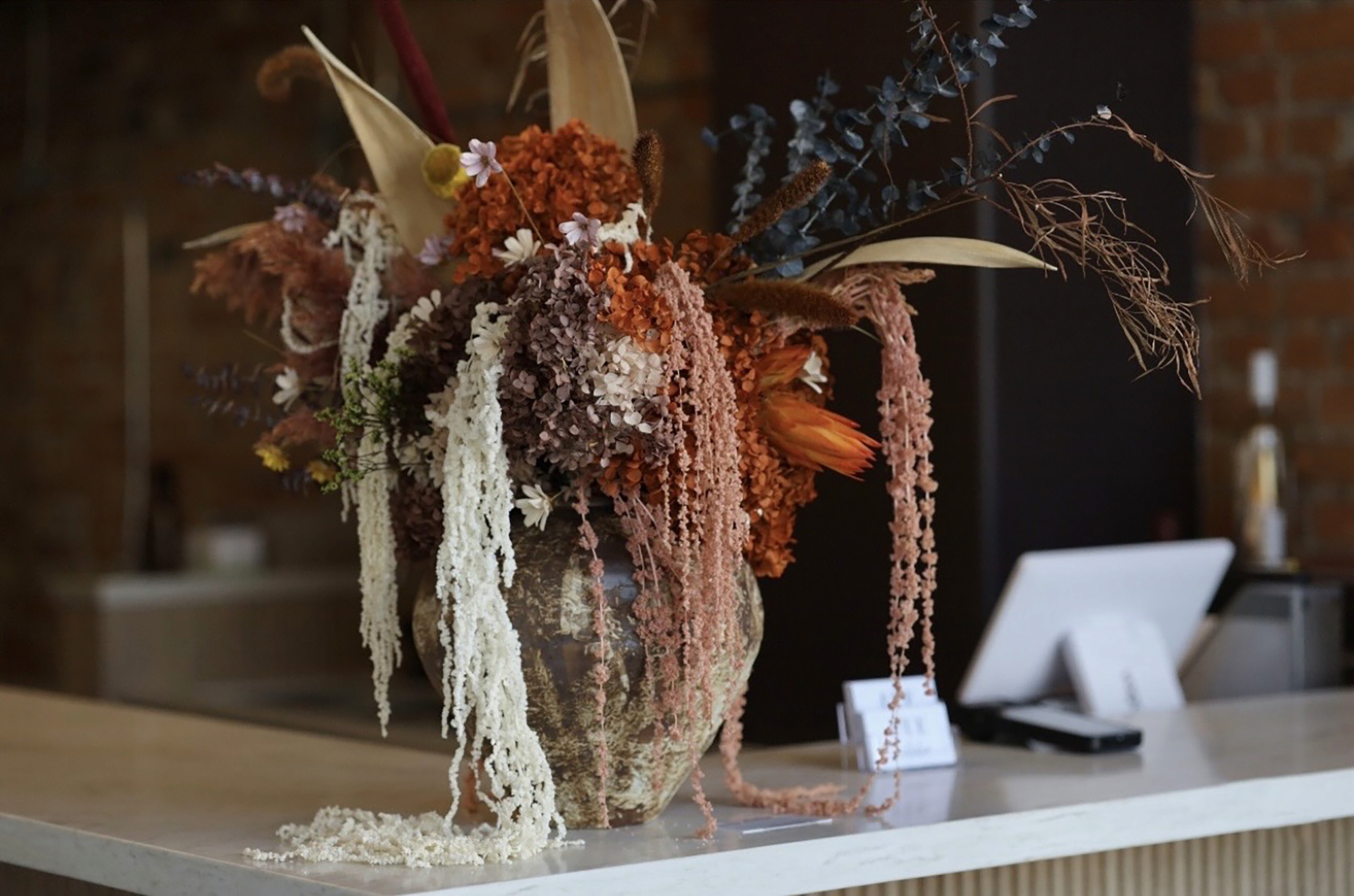 Dynamic picture of a cyclist riding downhill