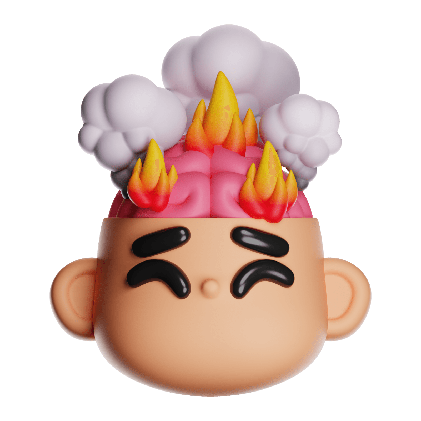 icone 3d burnout