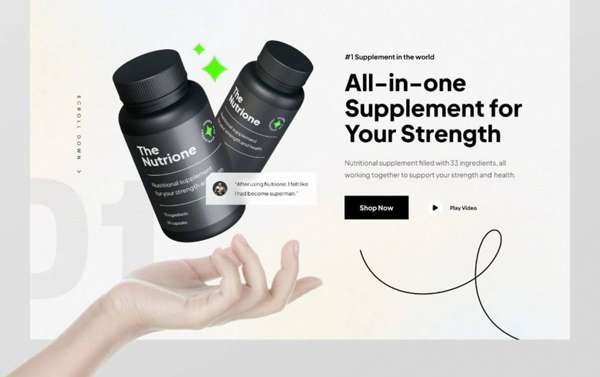 Subscription-Based Supplements Ecommerce Brand for Sale | $528K Revenue