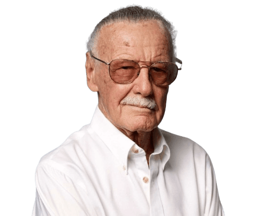 A portrait of an elderly man with neatly combed white hair, wearing large tinted glasses and a white button-up shirt. His serious expression, combined with his mustache and distinguished appearance, gives off a sense of wisdom and experience. The light blue background enhances the focus on his face and attire, creating a simple yet striking image.