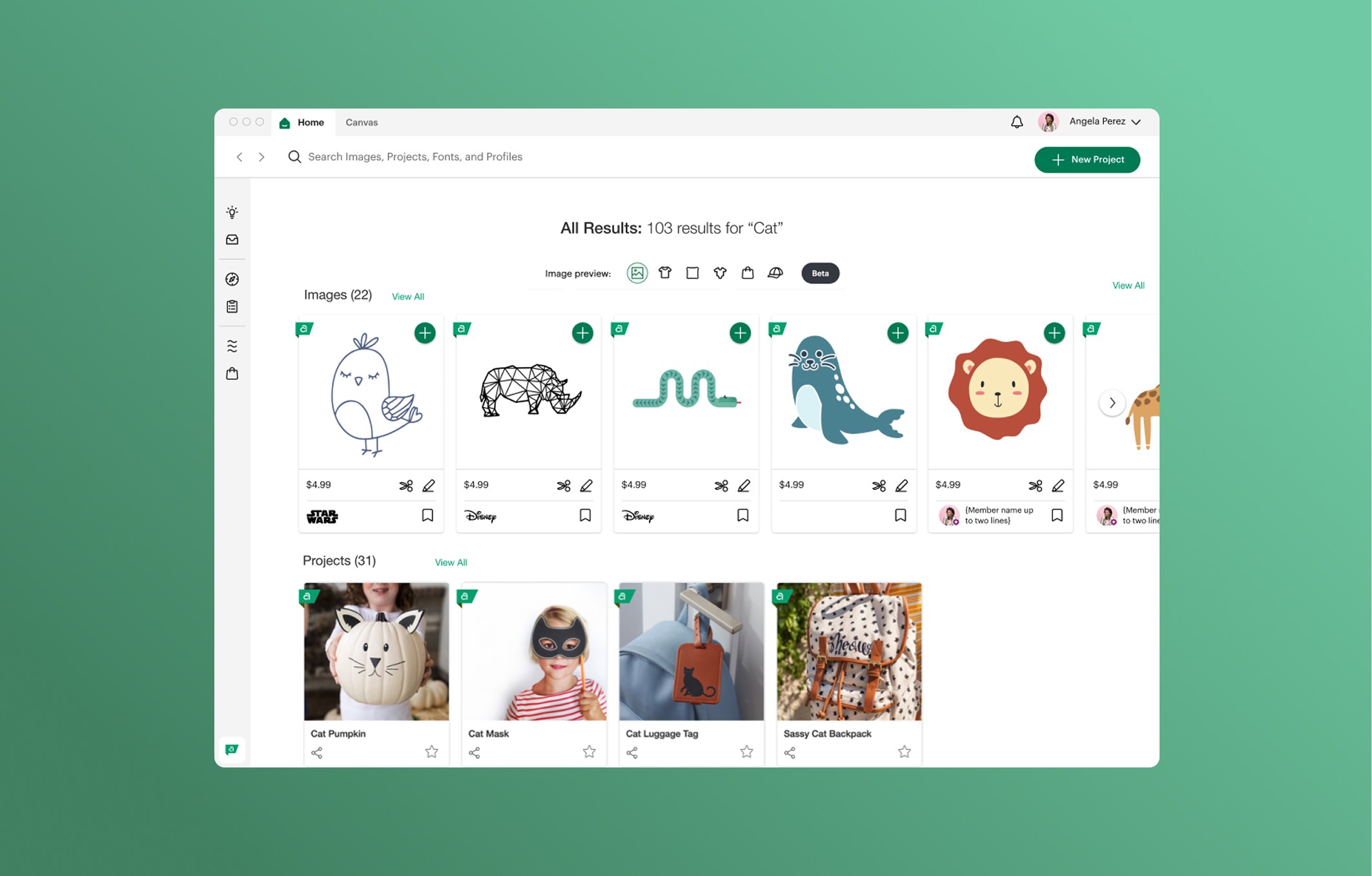 Filters permanently expanded combined with left-hand navigation cover close to half the screen. This when opened decreased users vision from eight to six images.