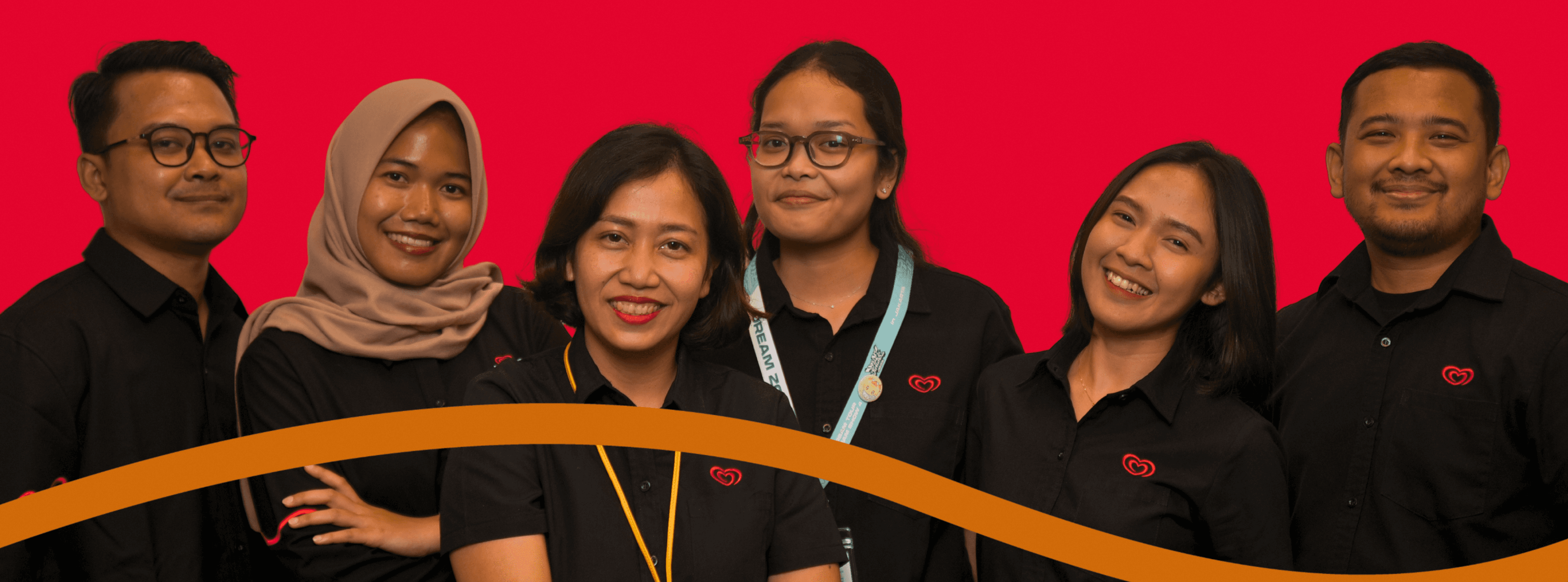 Diverse group of friends taking a selfie outdoors selfie