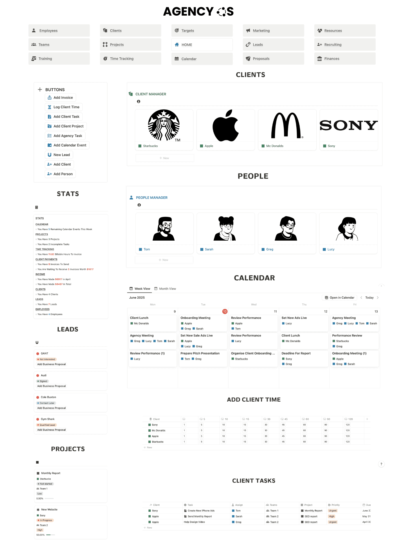 Notion Freelance Planner Template
