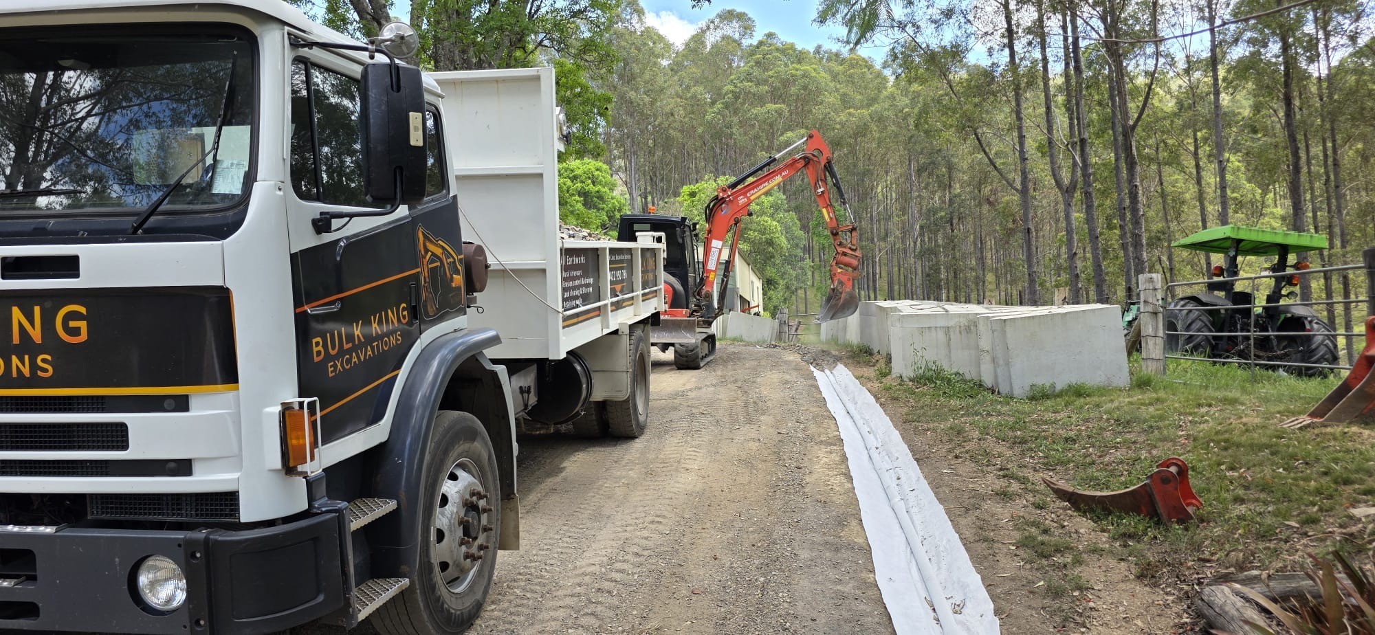 Bulk King Excavations Rural Driveways - Cooran