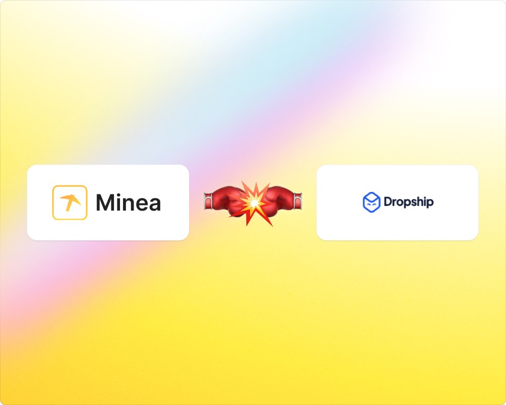  Minea user interface