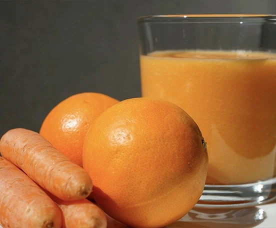 Oranges et carottes pour jus