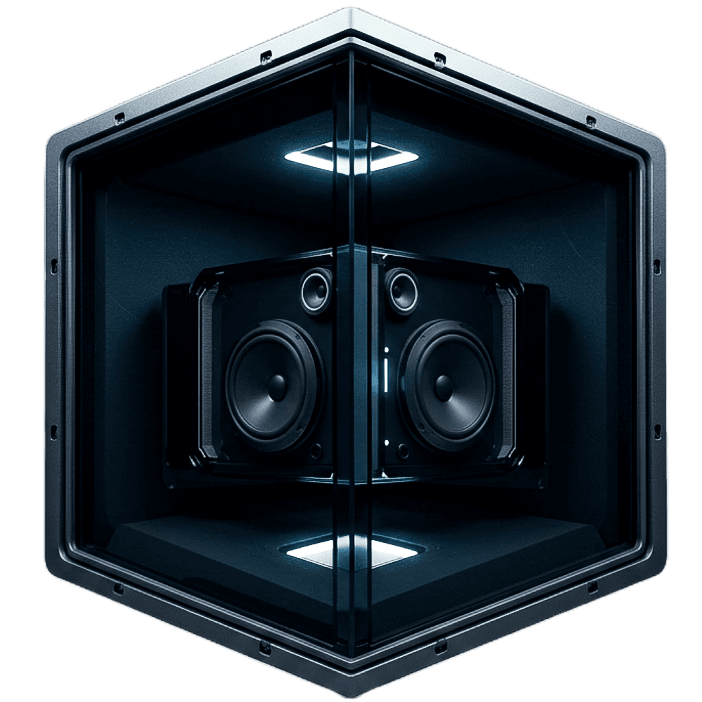 Immersive Audio Experience 3D Illustration