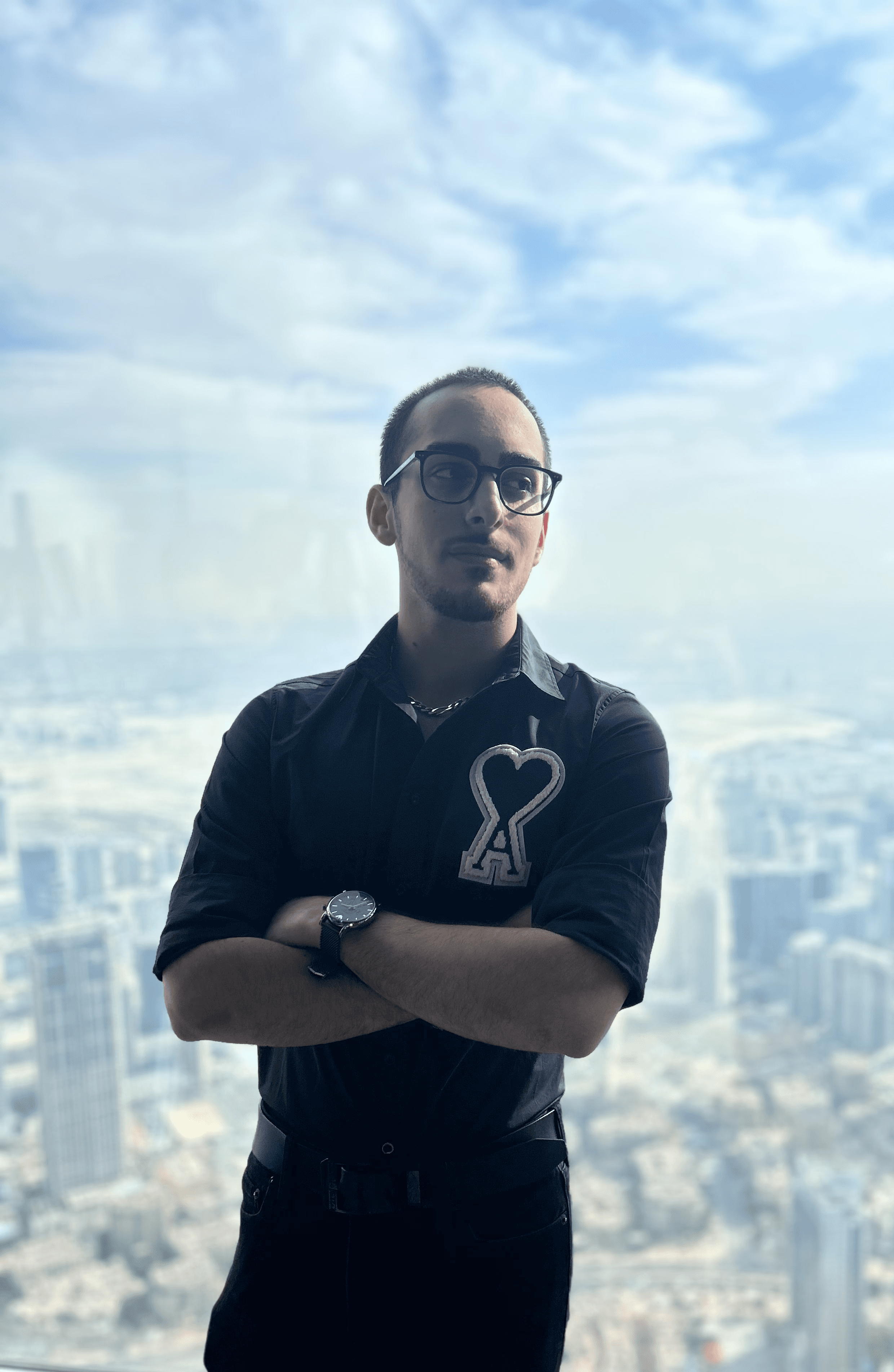 Woman with color palette