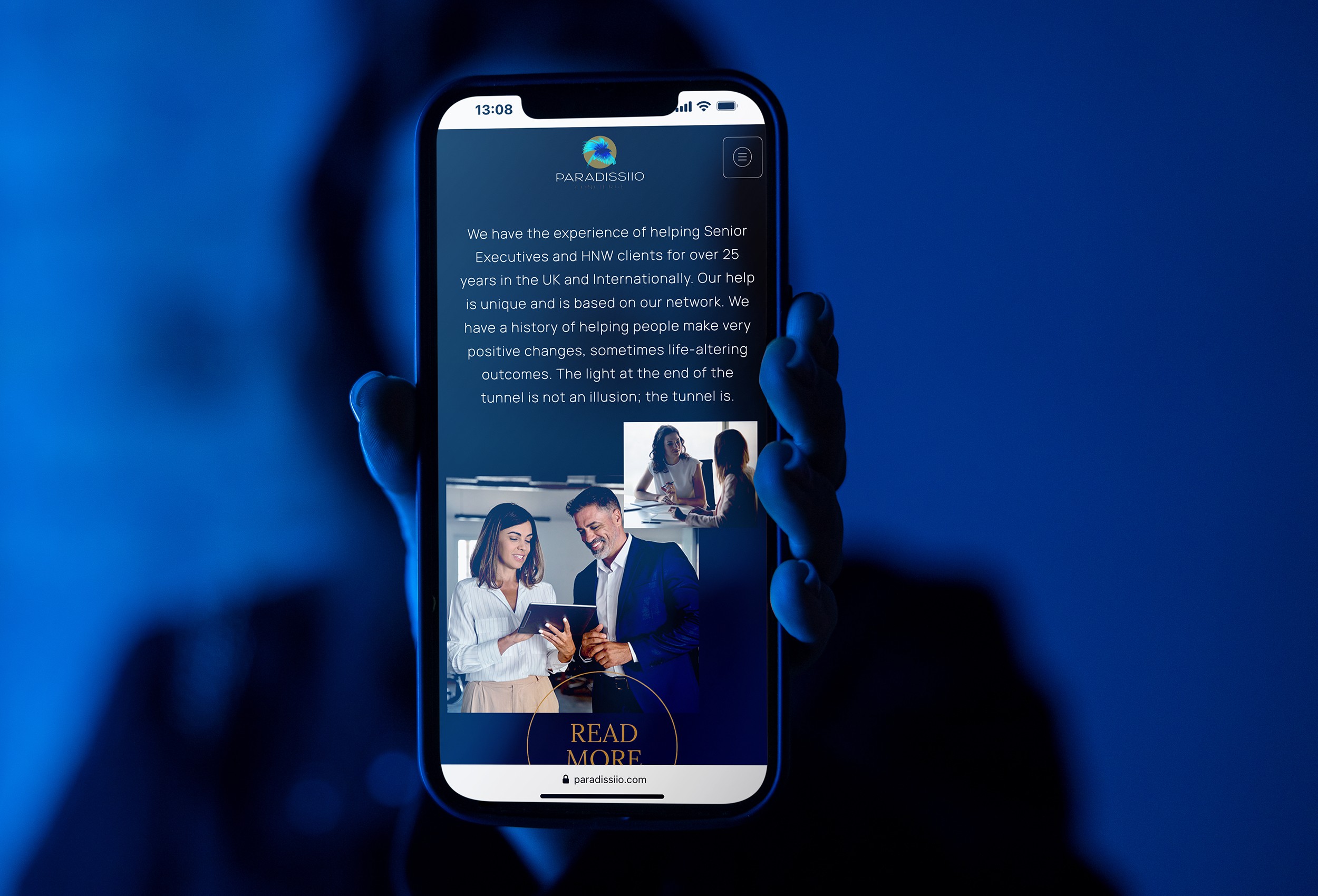 Paraddissiio Website Design