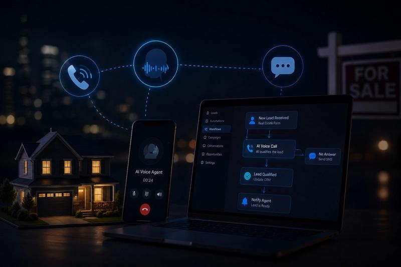 Building an AI Voice + SMS Lead Qualification System for Real Estate - DEV Community