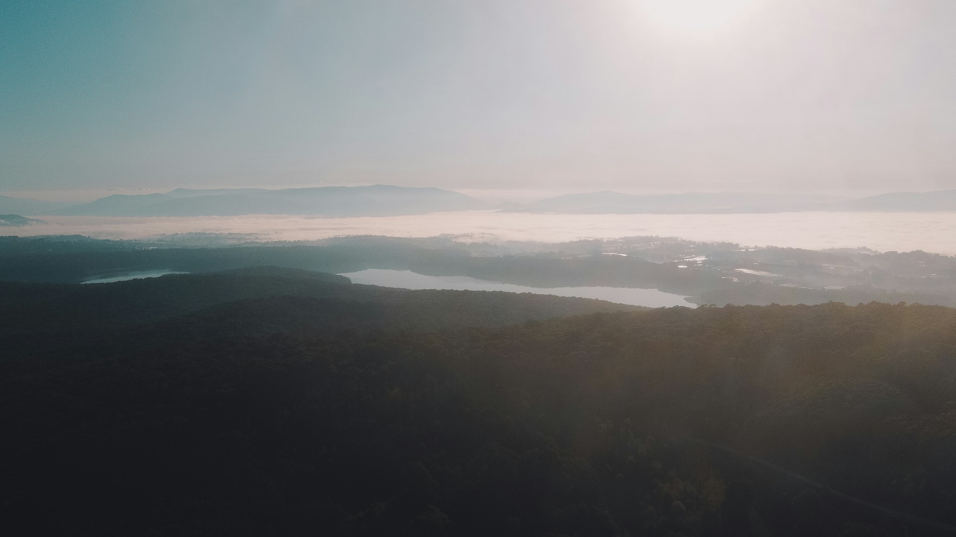 Landscape photograph of national park with horizon in background