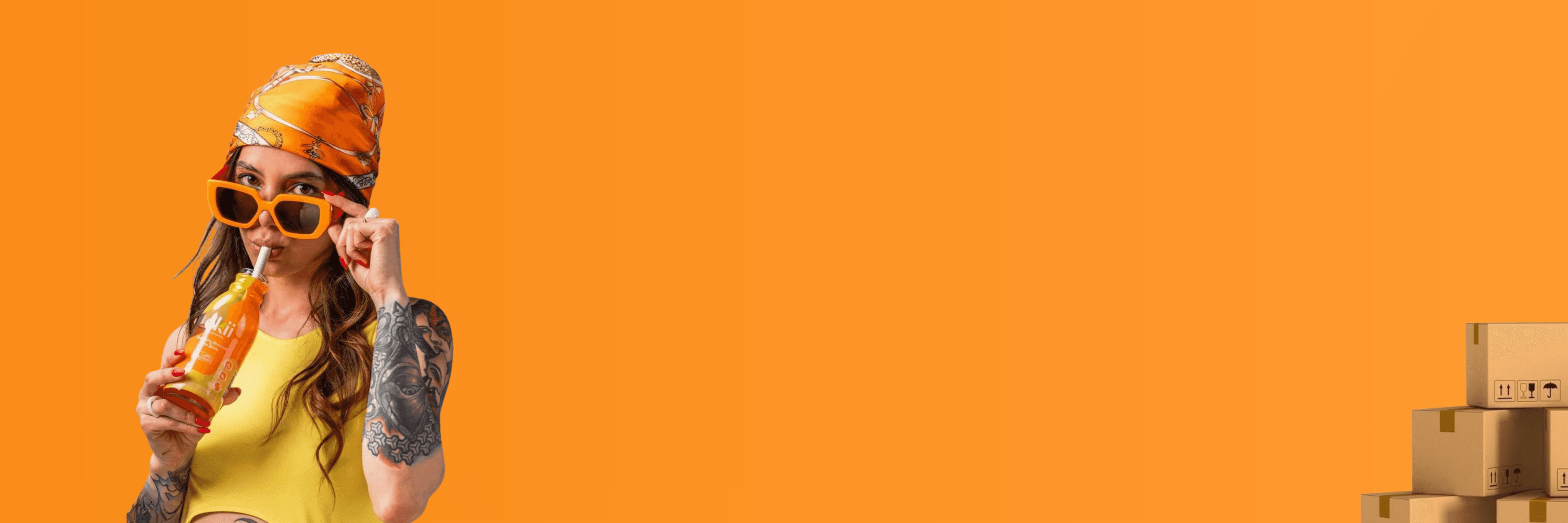 Woman in a dark golf outfit mid-swing on a lush green golf course, with sand bunkers and trees in the background, promoting a 38% discount.