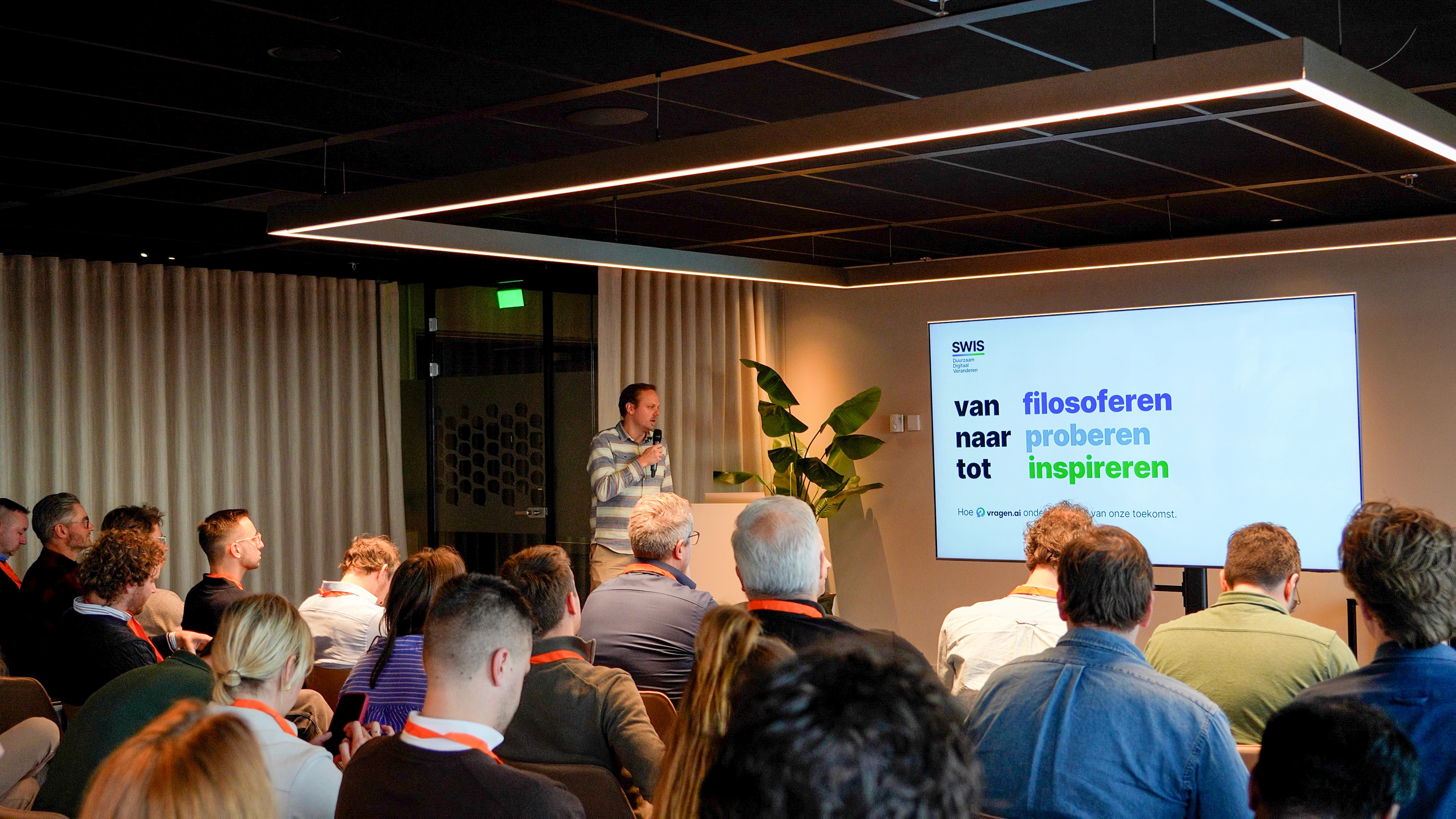 Bing als spreken bij het Verkenners evenement