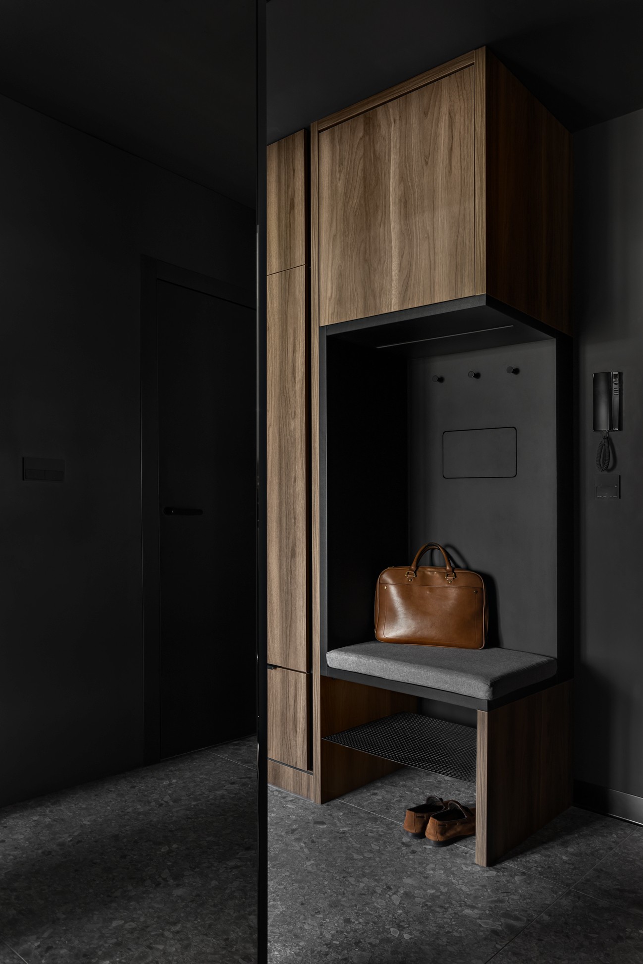 walnut wardrobe