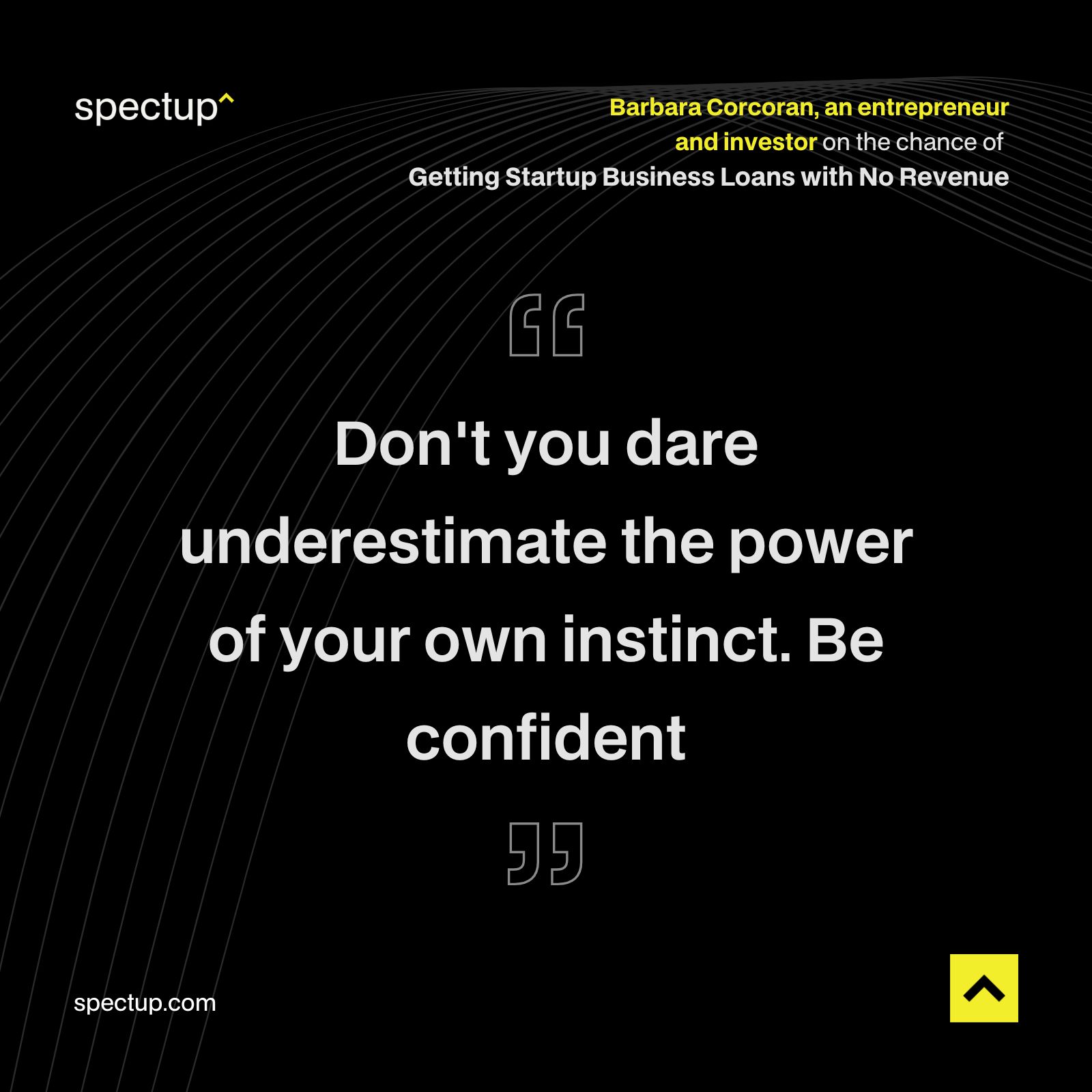 Barbara Corcoran on the CHance of Getting Startup Business Loans with No Revenue