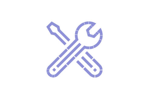 Icon of a crossed wrench and screwdriver.