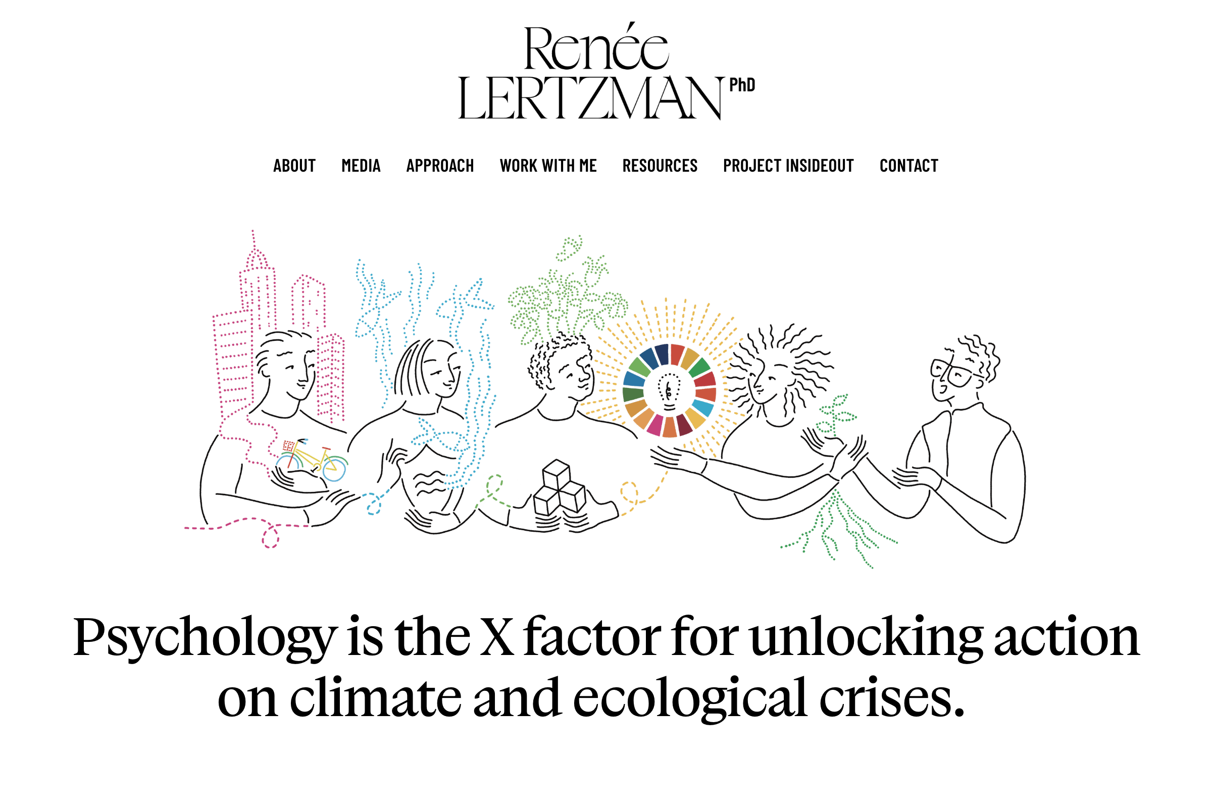 Renée Lertzman Website built by Aaron Rolston