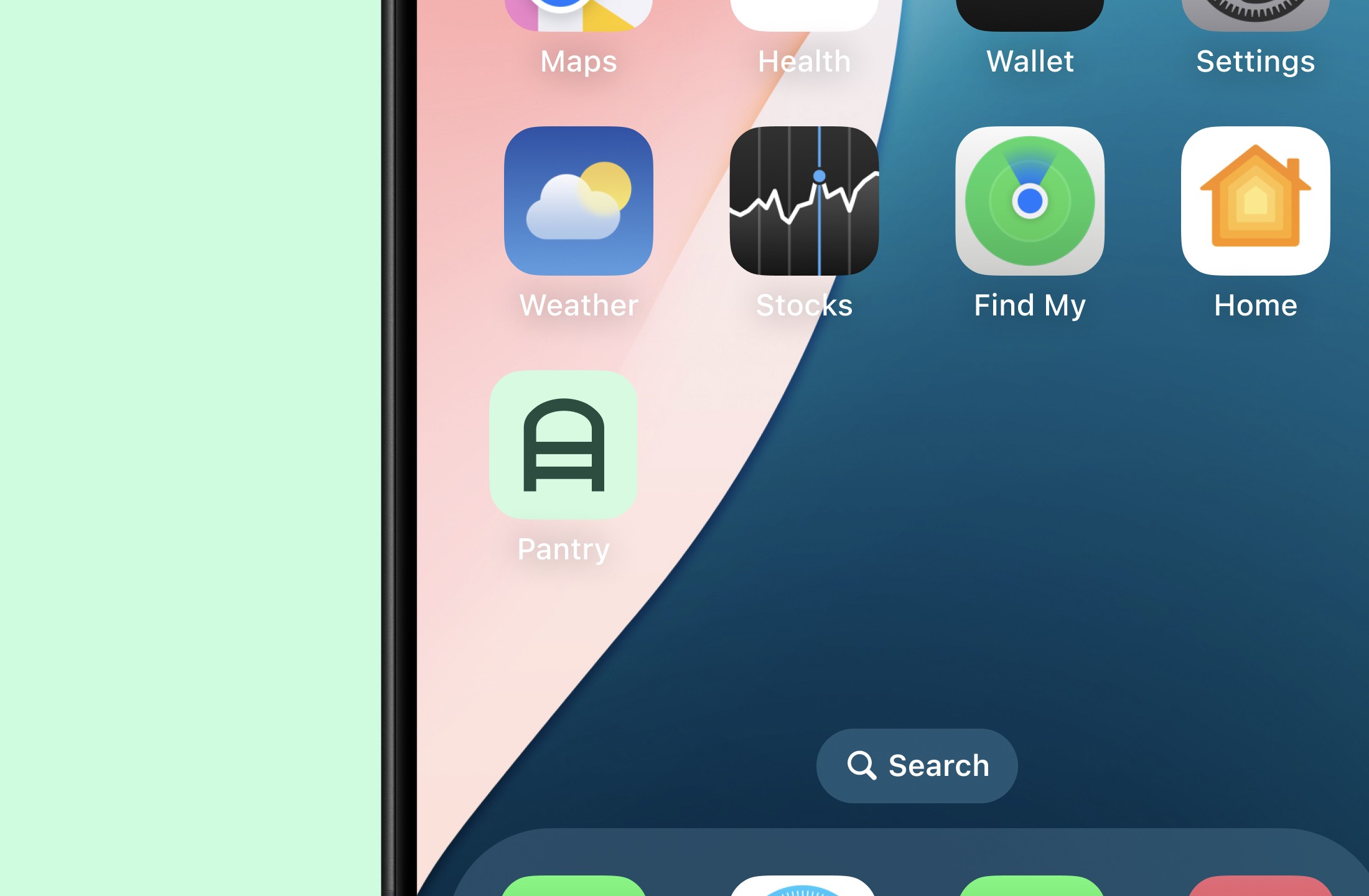 App Icon on iPhone home screen.
