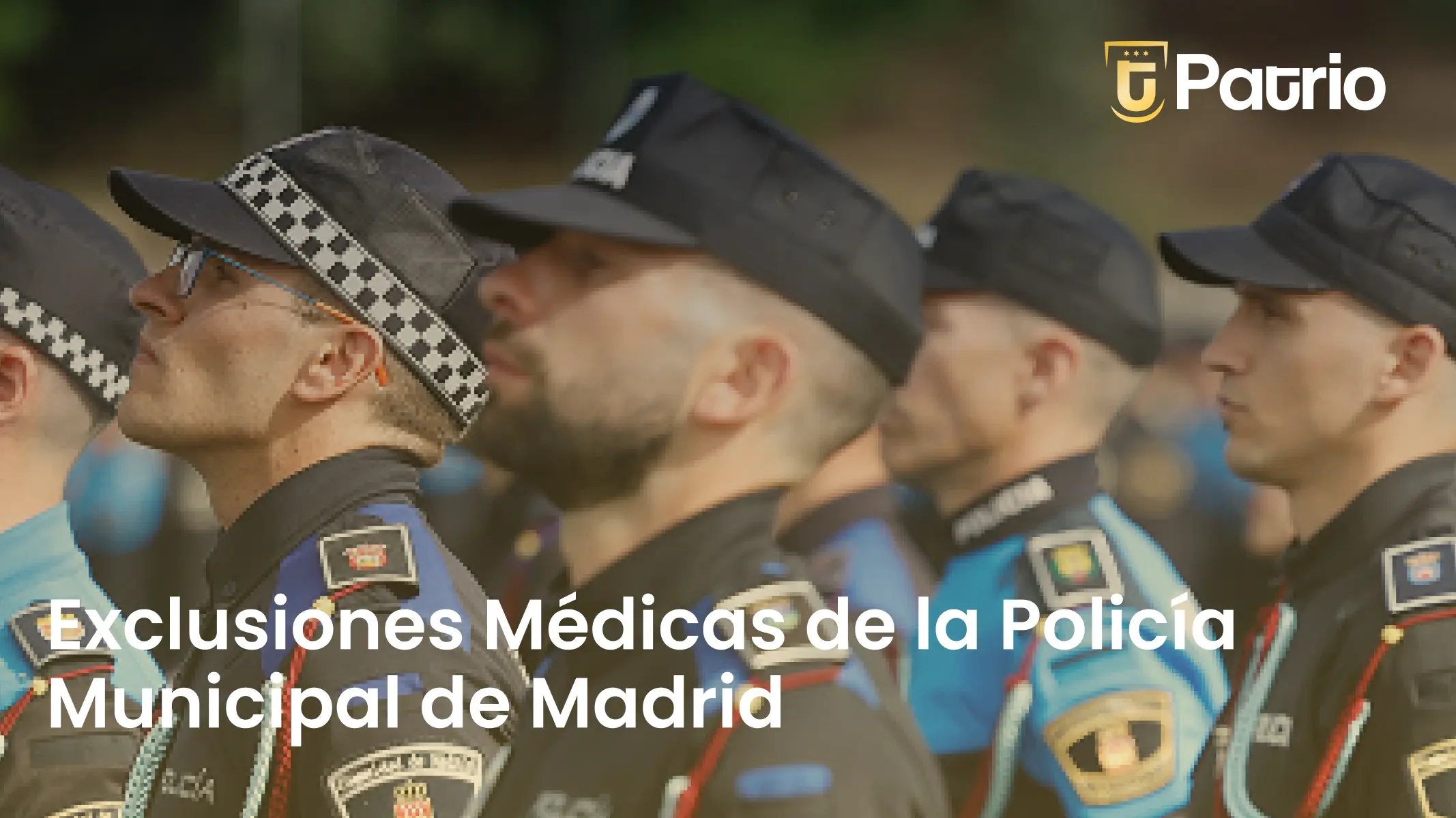 exclusiones medicas policia municipal