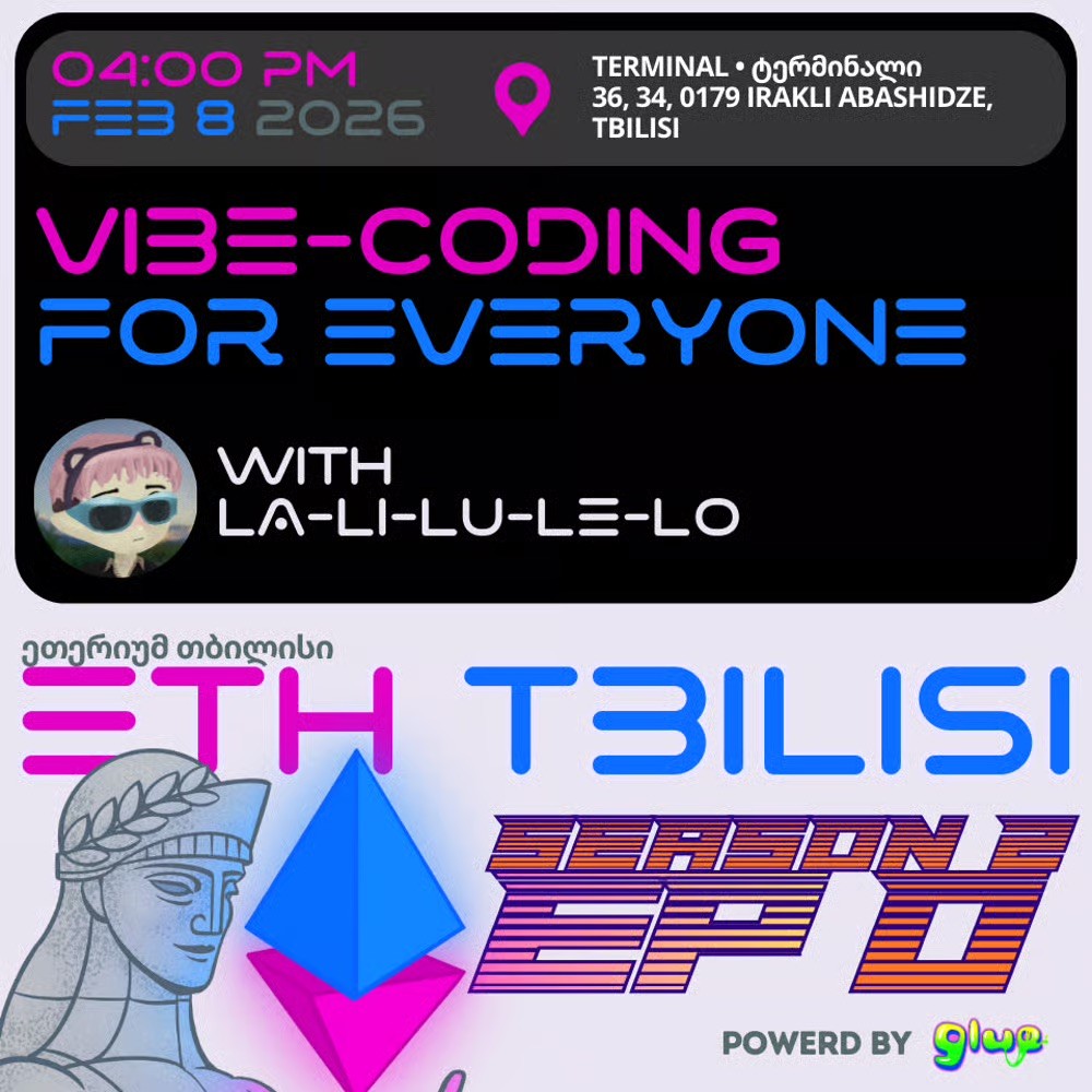 Vibe-coding for everyone ETHTbilisi 2.0