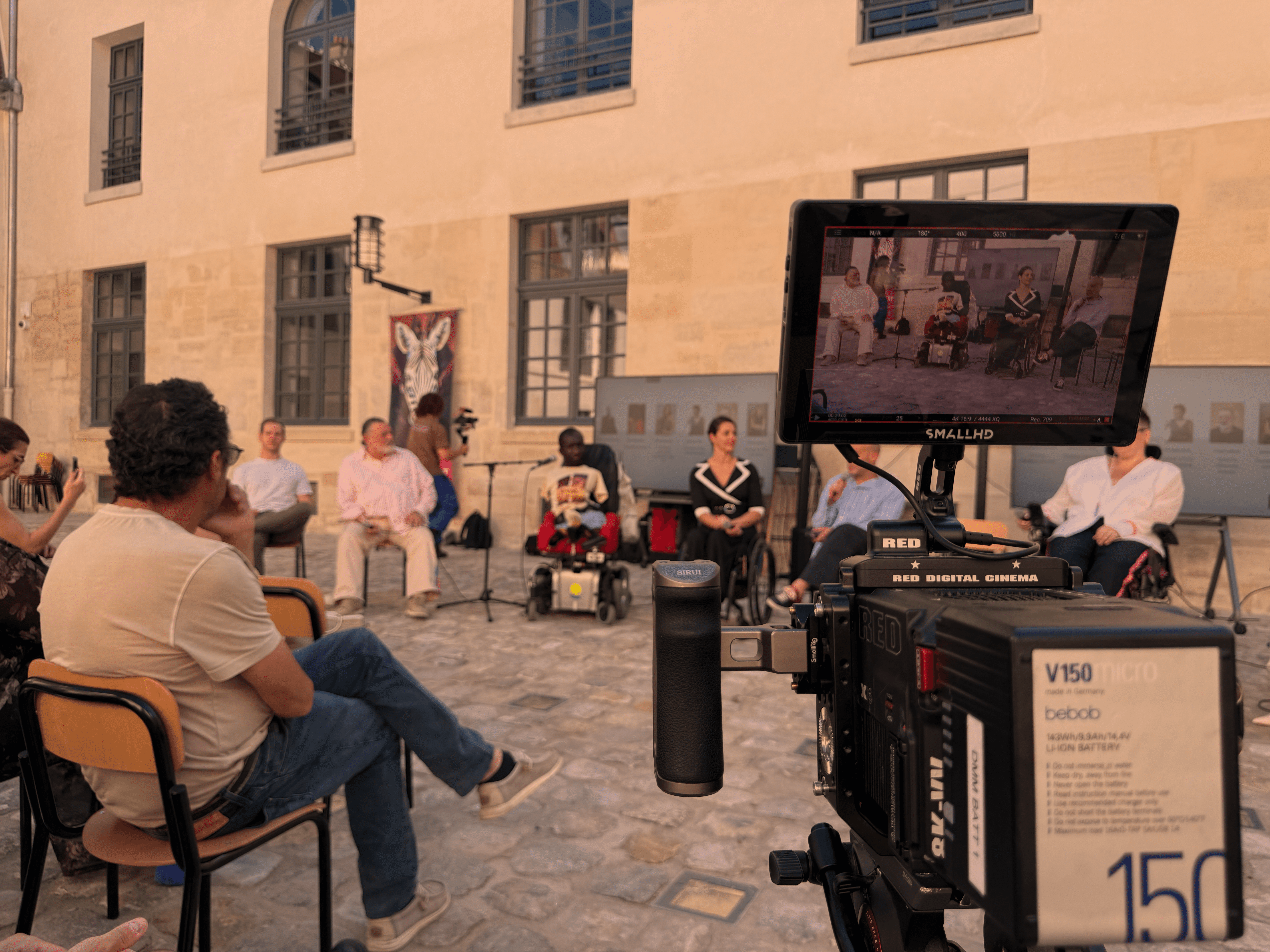 Panel of four people at Cannes 2024 at The Drum Studio