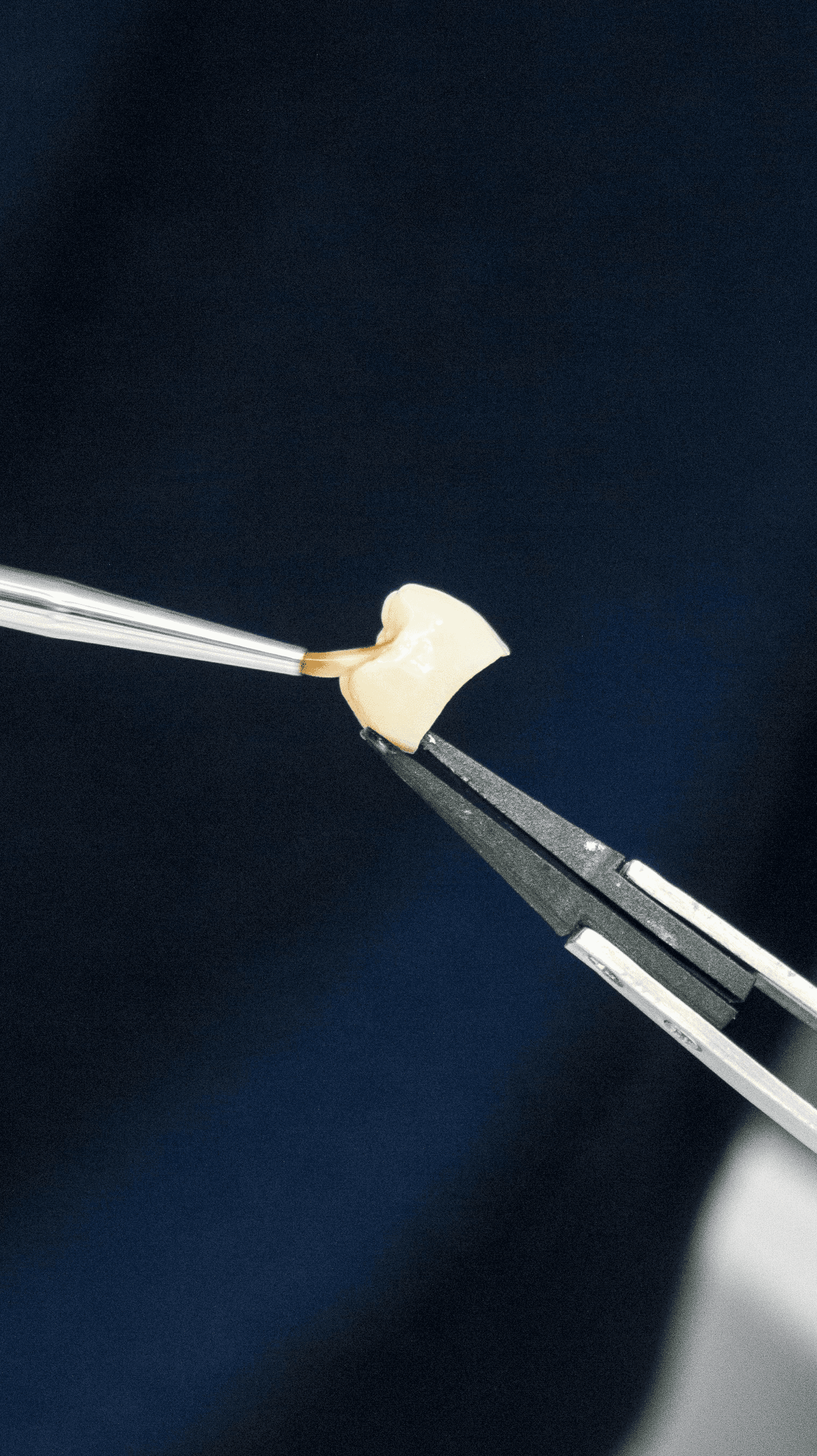 a person is holding a paintbrush and painting a piece of art