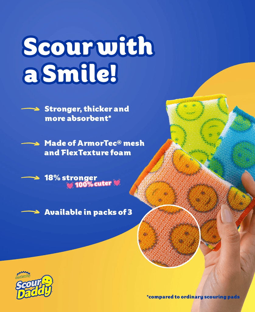 Social media design for Scrub Daddy