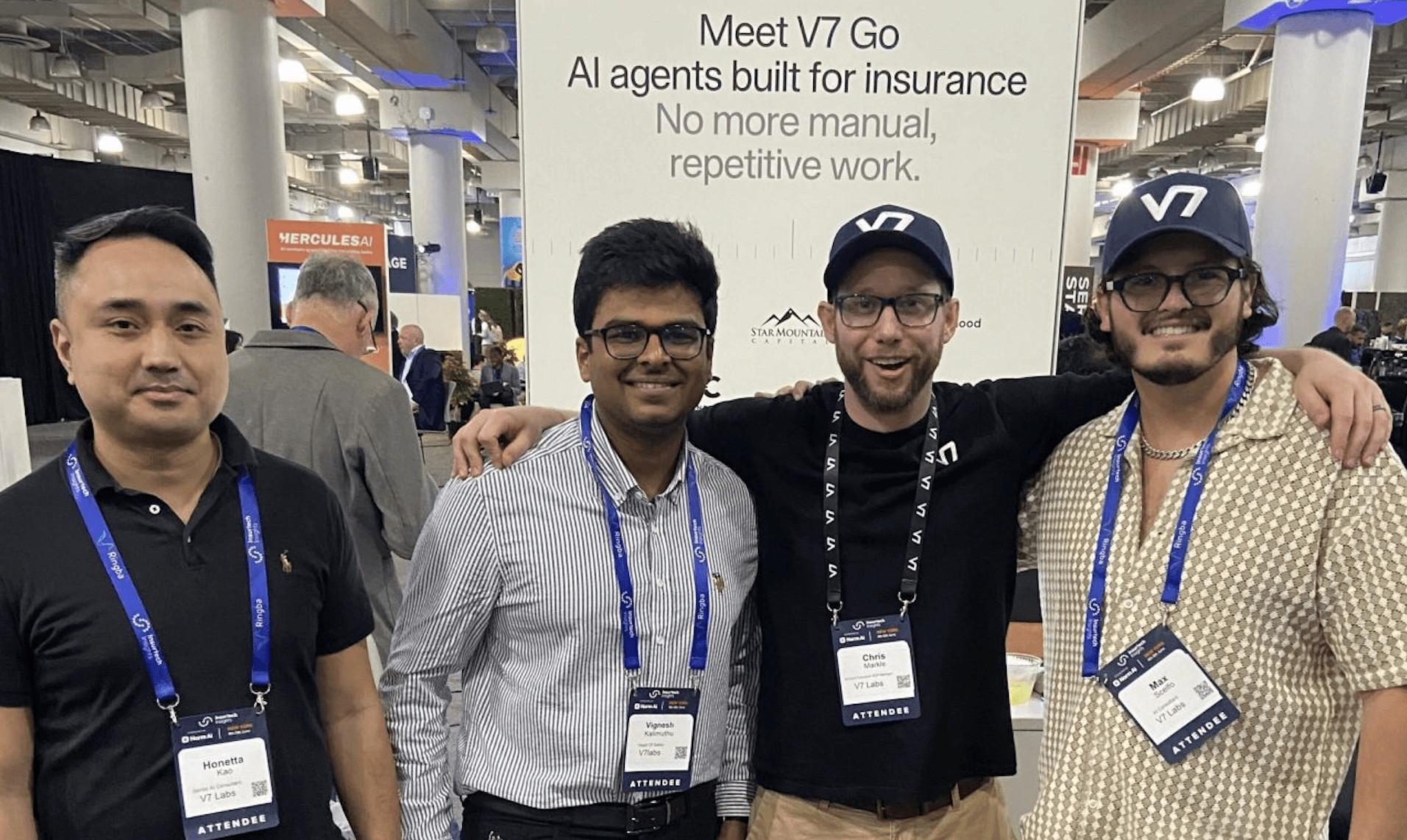 Photo of stands from ECR conference