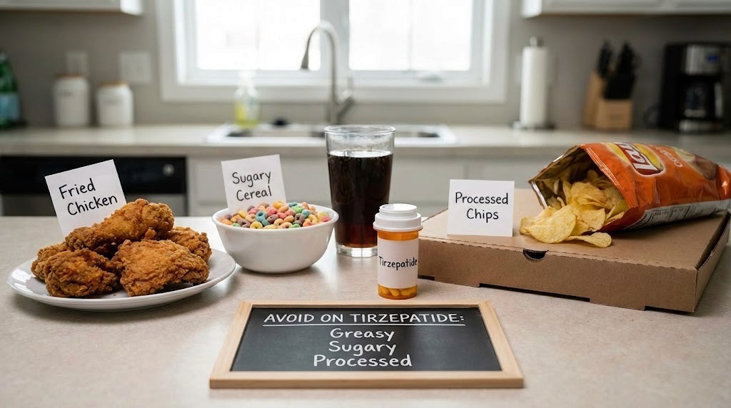 Tirzepatide foods to avoid