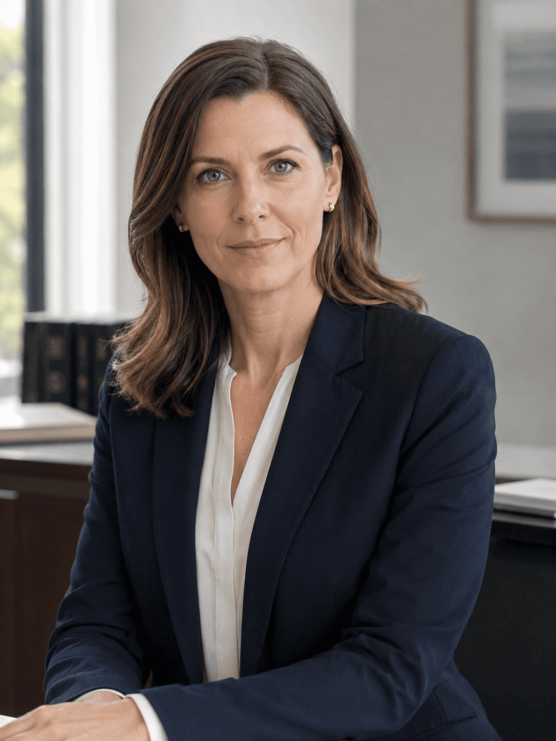 Portrait of Sarah Whitmore, Managing Partner at Lawden