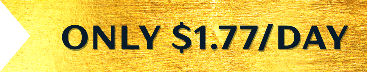 Only $1.77/day