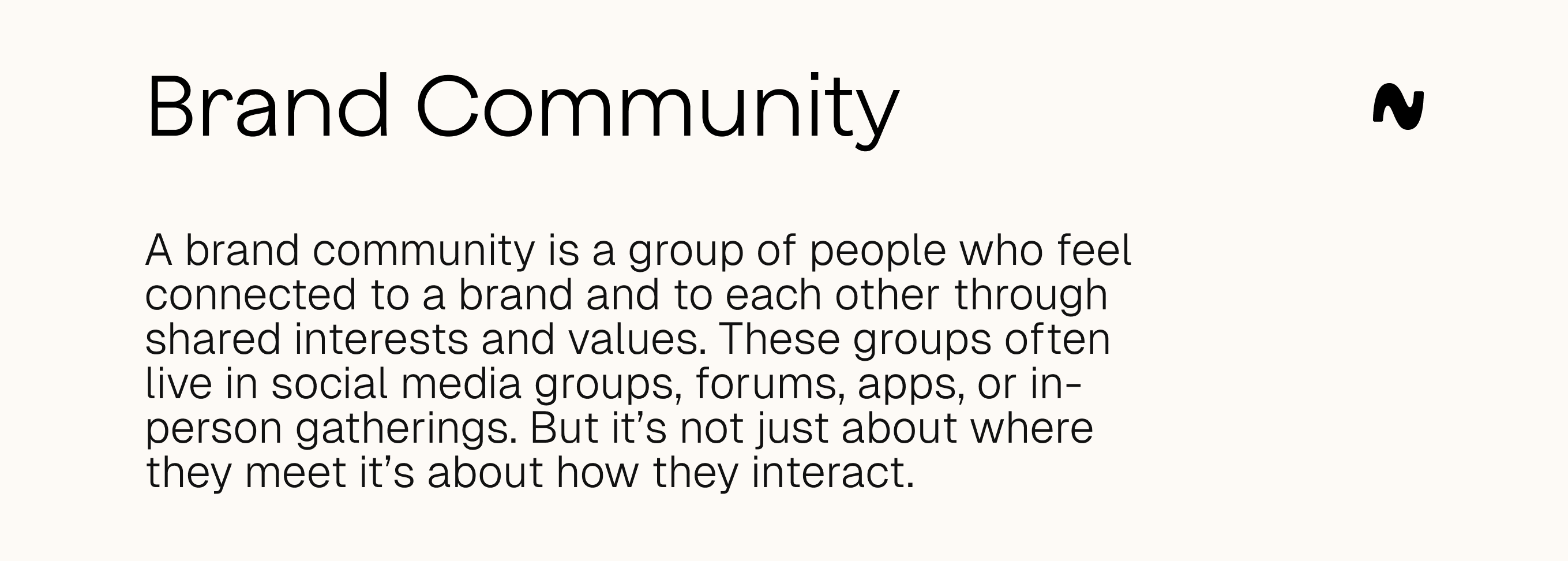 Brand Community Definition