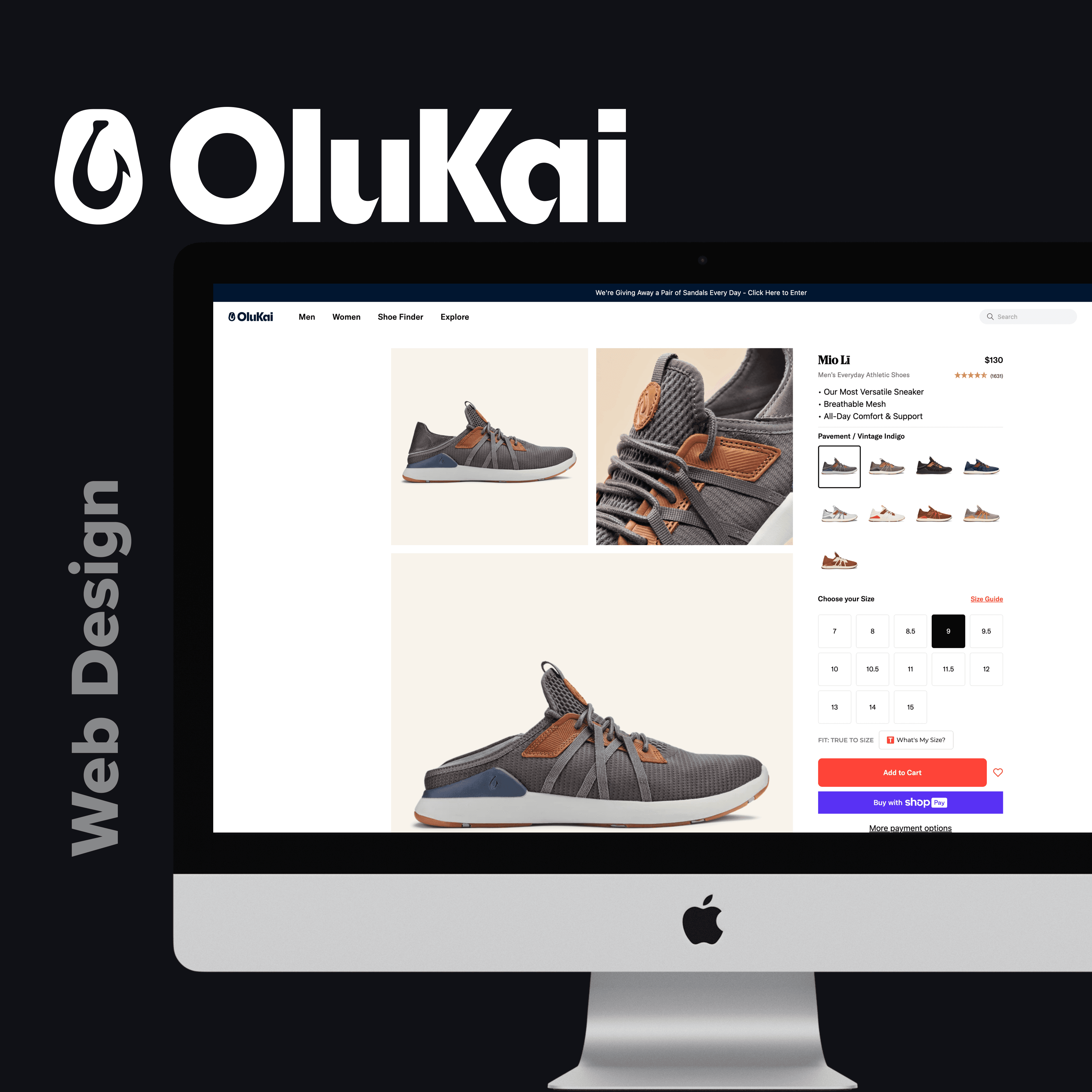 Olukai Web Design