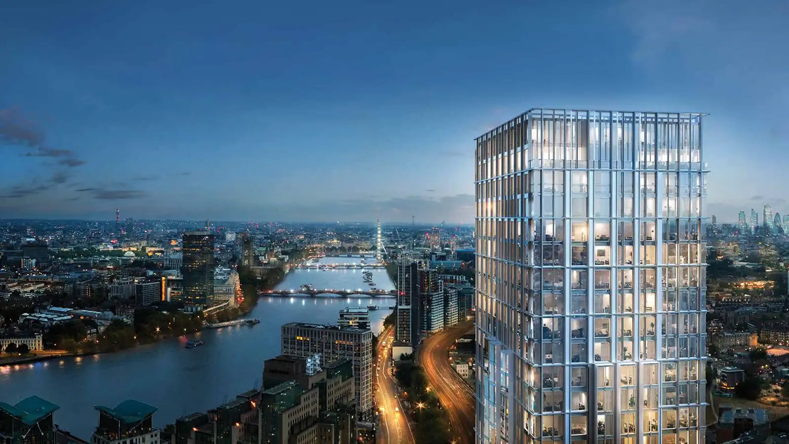 Dynamic picture of a cyclist riding downhill