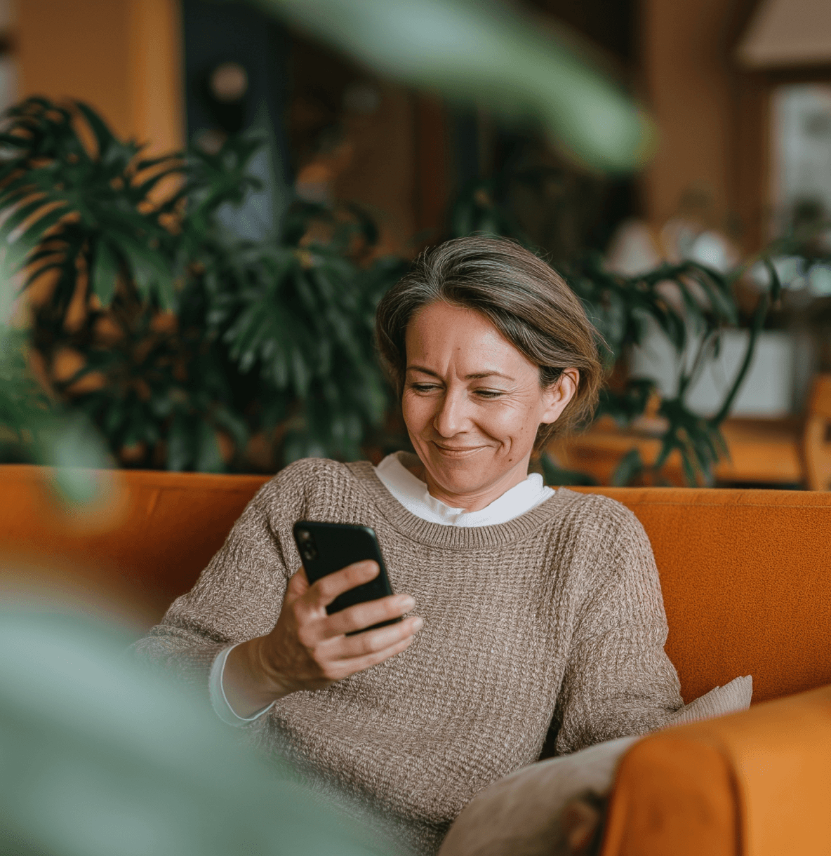 Exemple de message invitant le patient à remplir un questionnaire médical